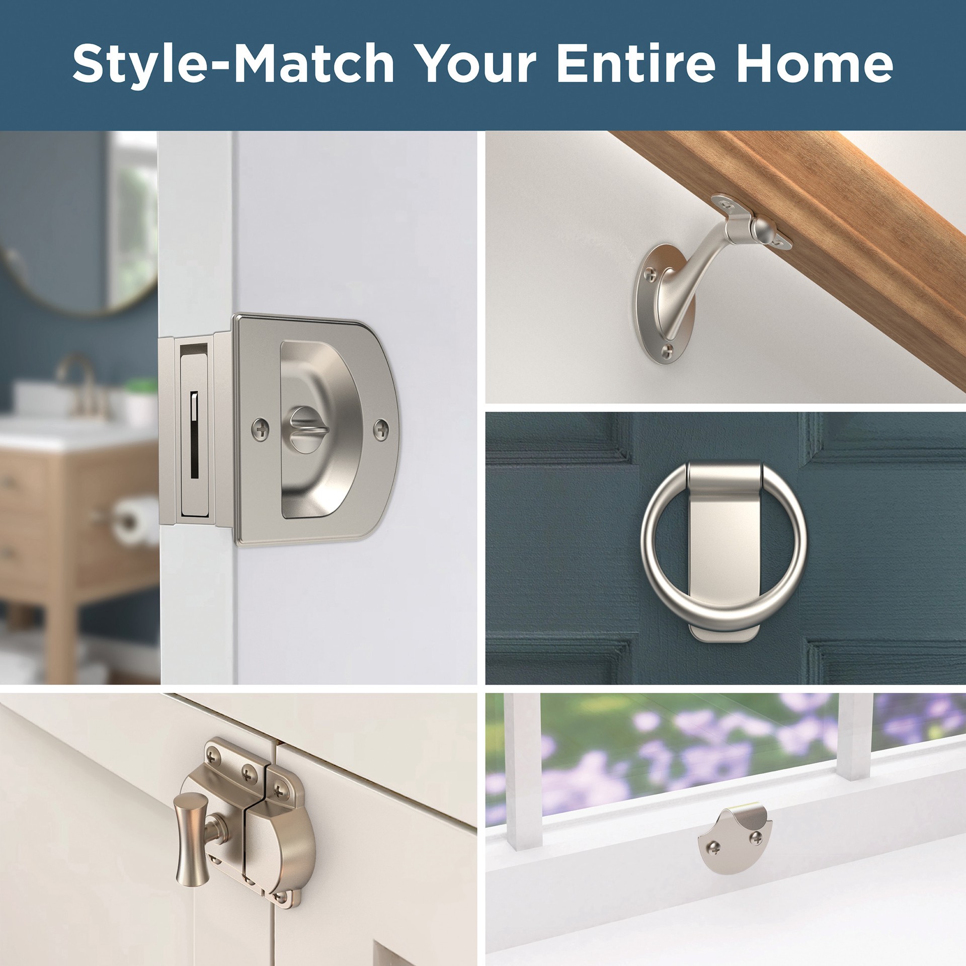 slide 6 of 6, Franklin Brass 0.96-in Satin nickel Steel Sliding Window Sash Lift, 1 ct