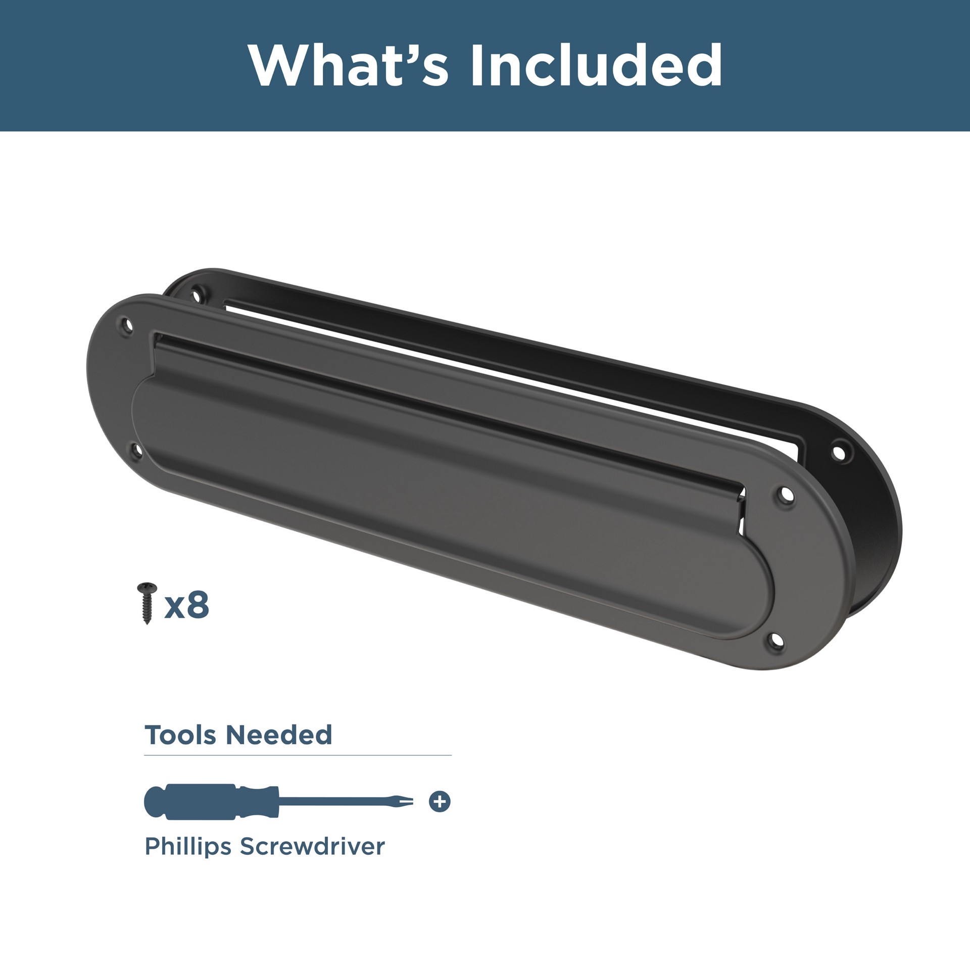 slide 3 of 6, Franklin Brass Matte Black Mail Slot (Mounting Hardware Included), 1 ct