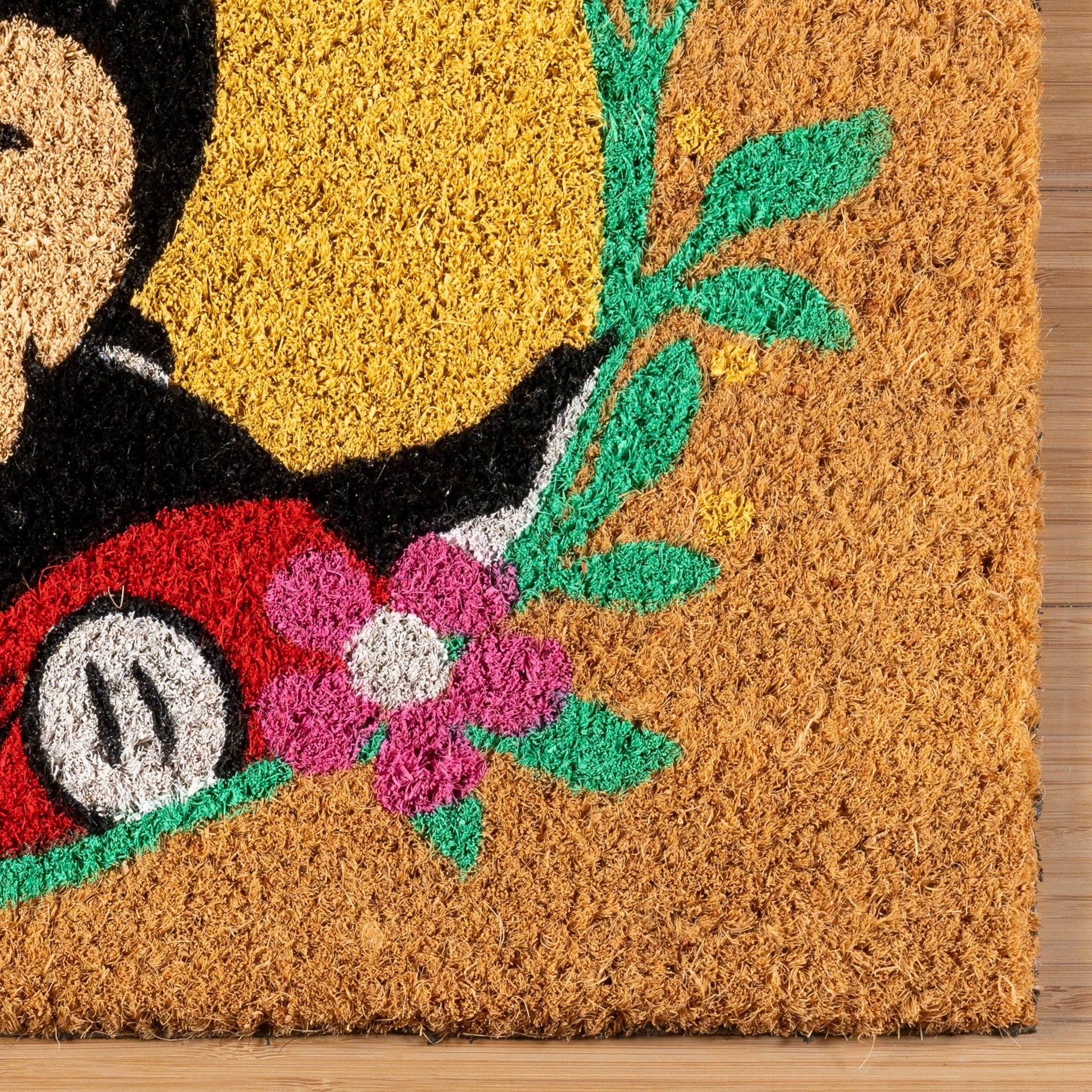 slide 3 of 5, Disney 18-in x 30-in Multi Coir Non-Slip Grip Indoor or outdoor Fall Door Mat, 1 ct
