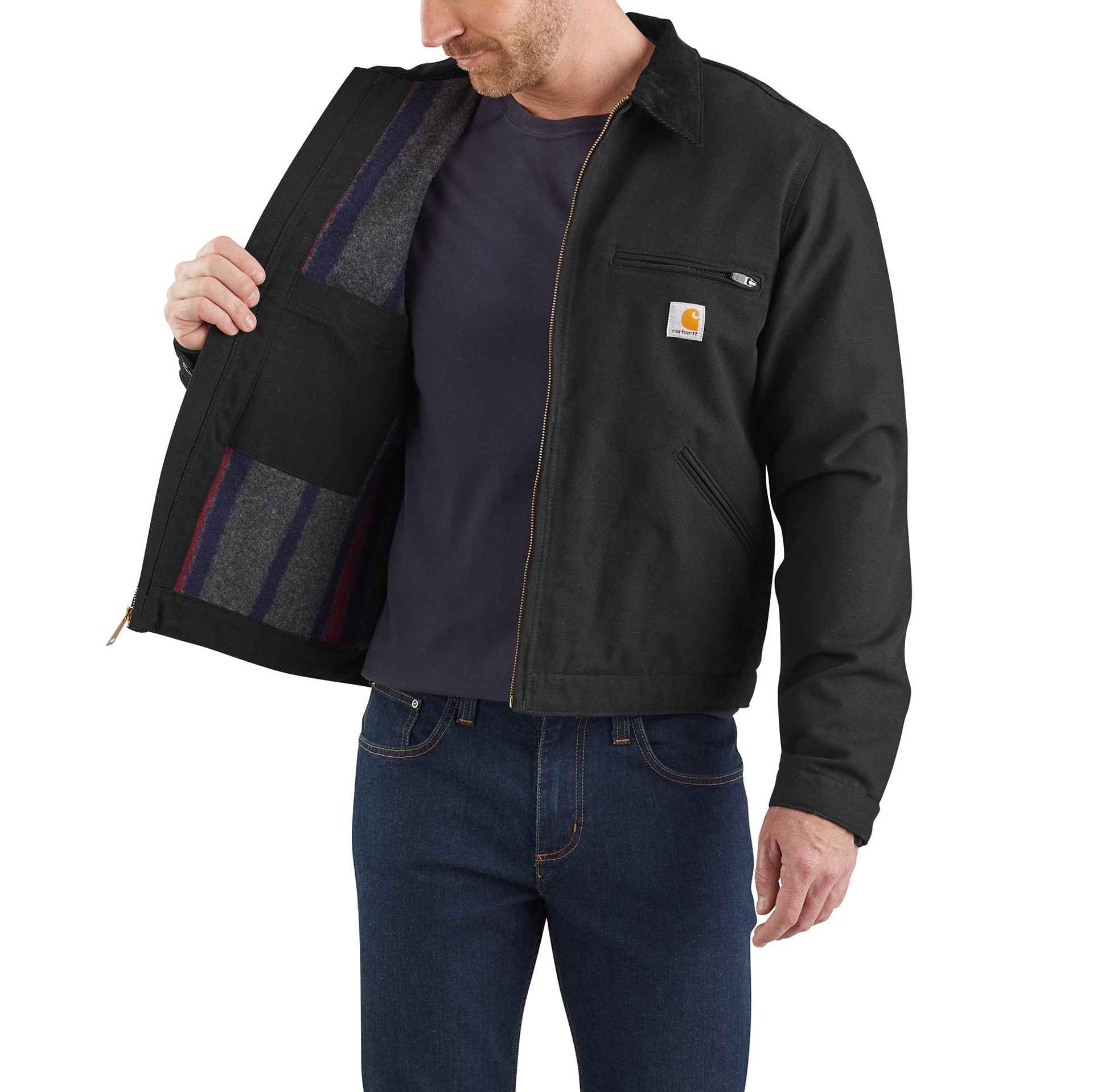 slide 4 of 6, Carhartt Men's Black Work jacket ( 2XL ), 1 ct