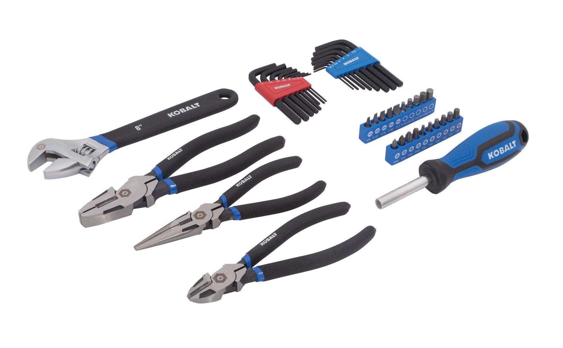 slide 6 of 6, Kobalt 102 -Piece Standard (SAE) and Metric Mechanics Tool Set with Hard Case, 1 ct