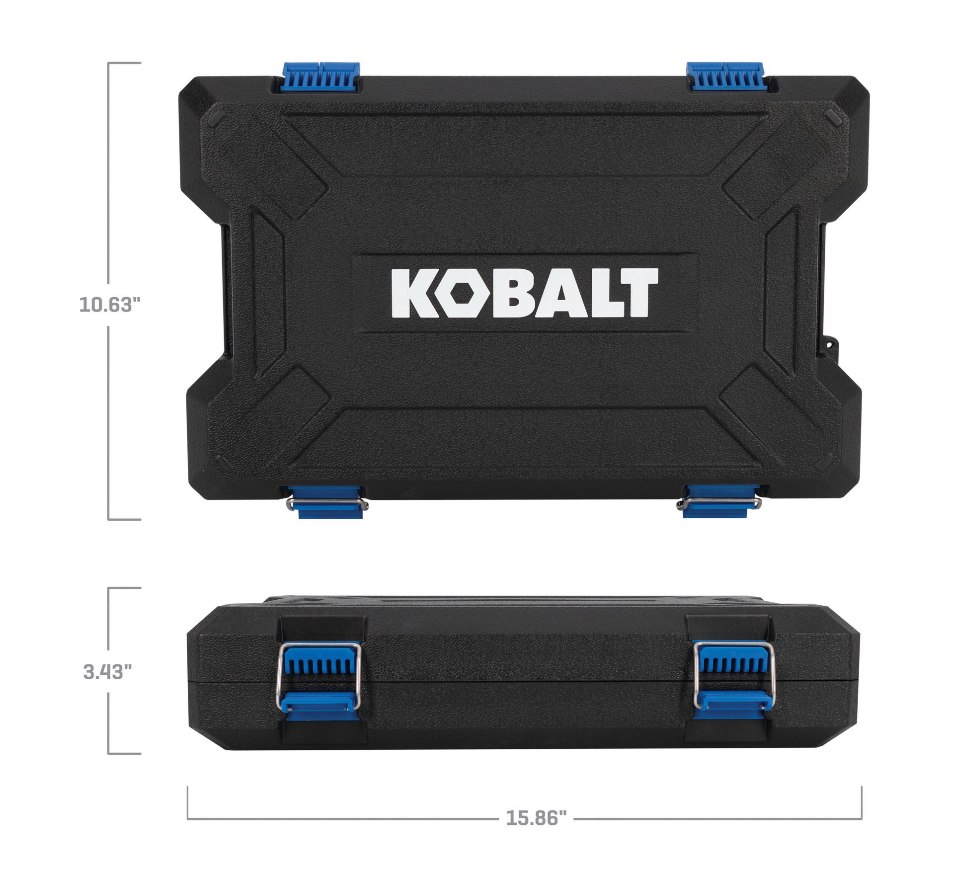 slide 5 of 6, Kobalt 102 -Piece Standard (SAE) and Metric Mechanics Tool Set with Hard Case, 1 ct