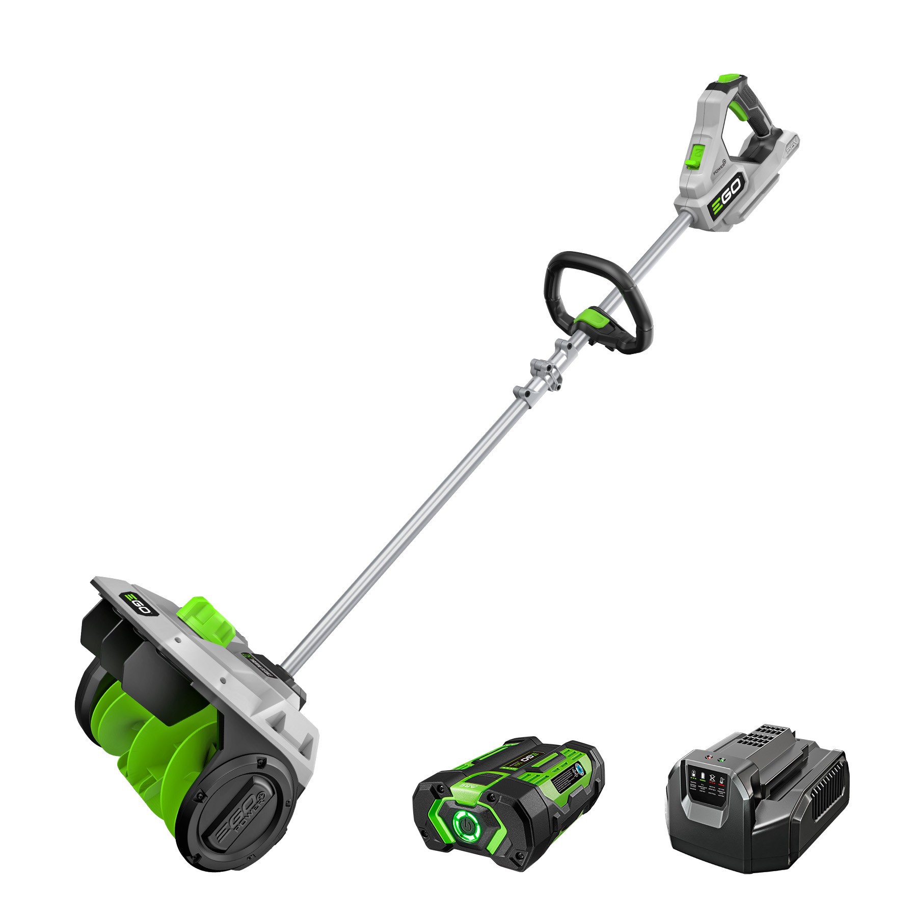 slide 1 of 6, EGO POWER+ 56-volt 12-in Single-stage Push Battery Powered Snow Shovel (Battery Included) (Charger Included), 1 ct