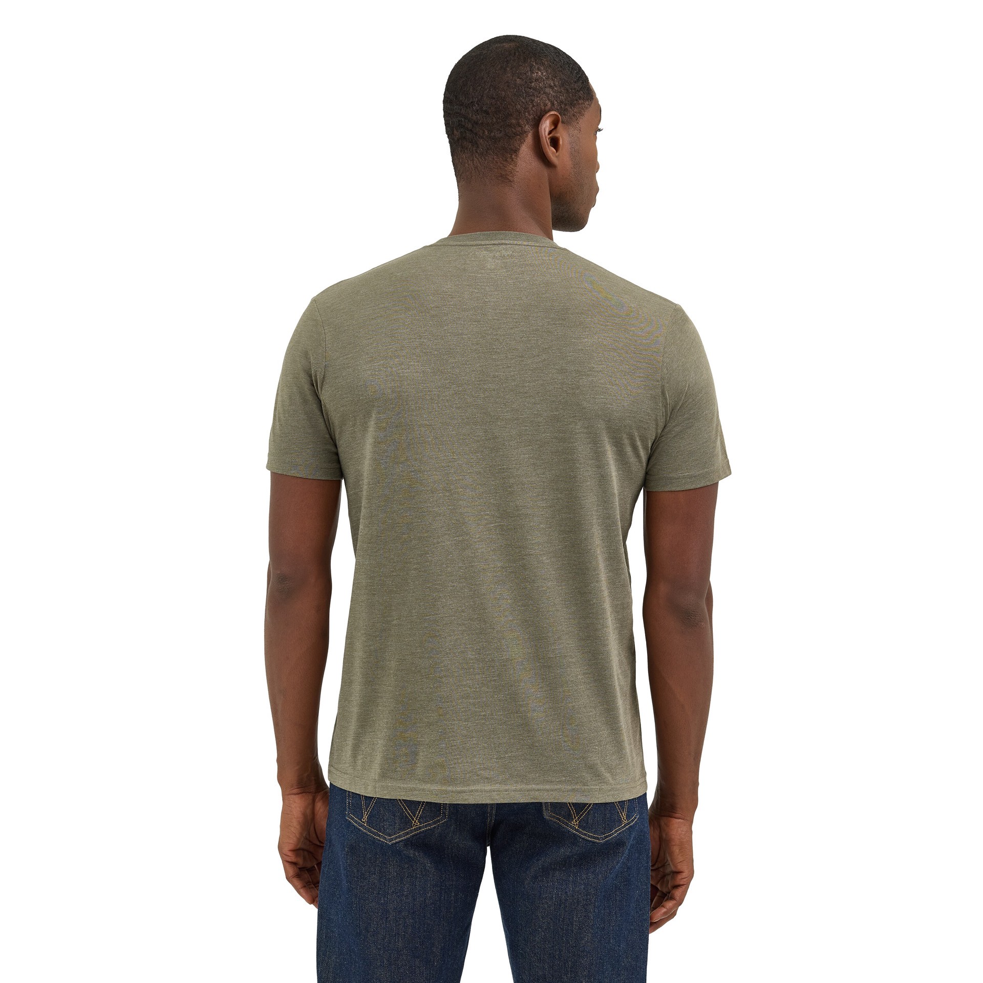 slide 3 of 4, Wrangler Men's Green Light weight Knit Short sleeve T-shirt ( Large ), 1 ct