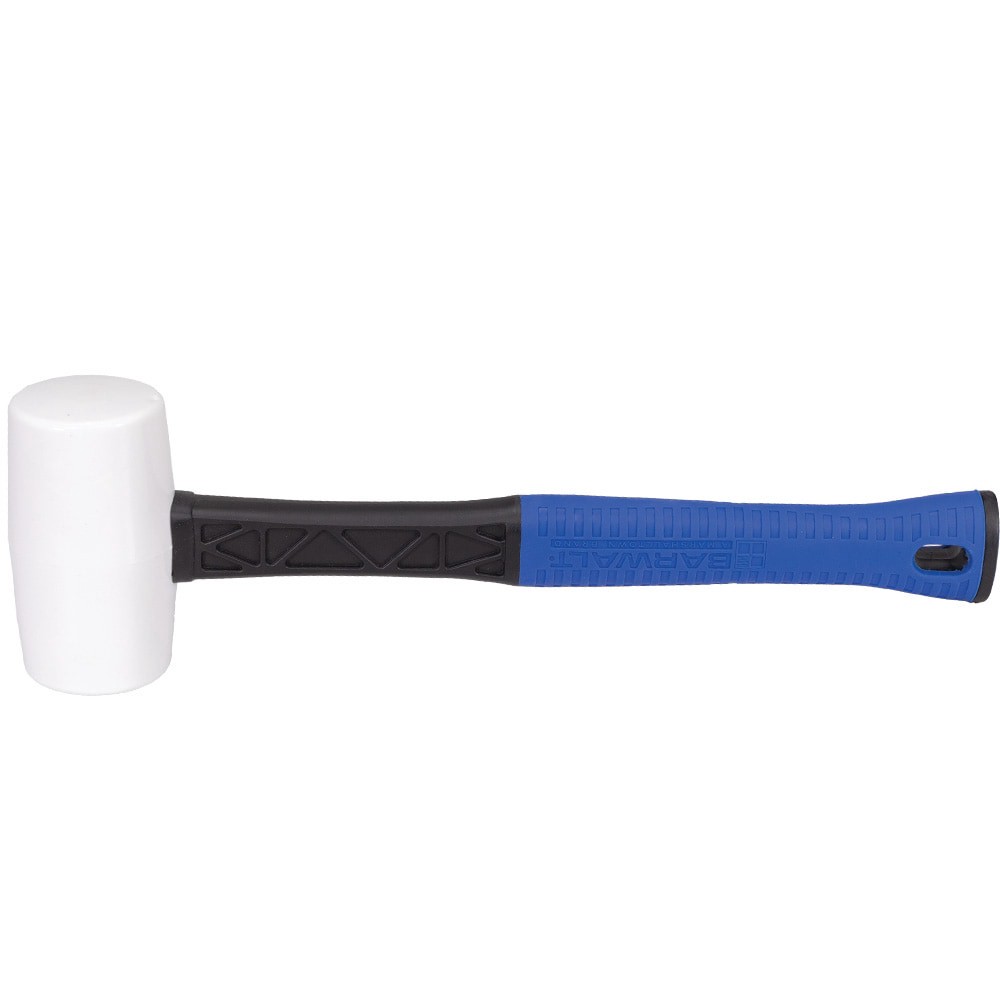 slide 3 of 5, BARWALT 12 -oz Rubber Head Composite Handle Soft-faced Rubber mallet, 1 ct