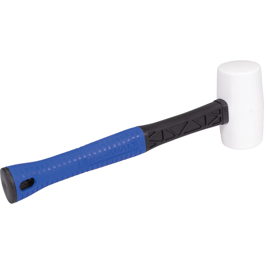 slide 5 of 5, BARWALT 12 -oz Rubber Head Composite Handle Soft-faced Rubber mallet, 1 ct