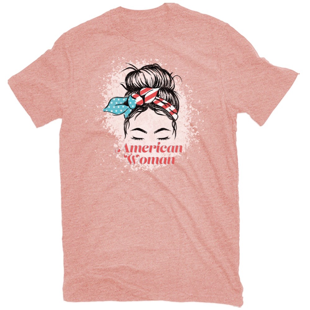 slide 1 of 4, Women's Pink Knit Short sleeve T-shirt ( Small ), 1 ct