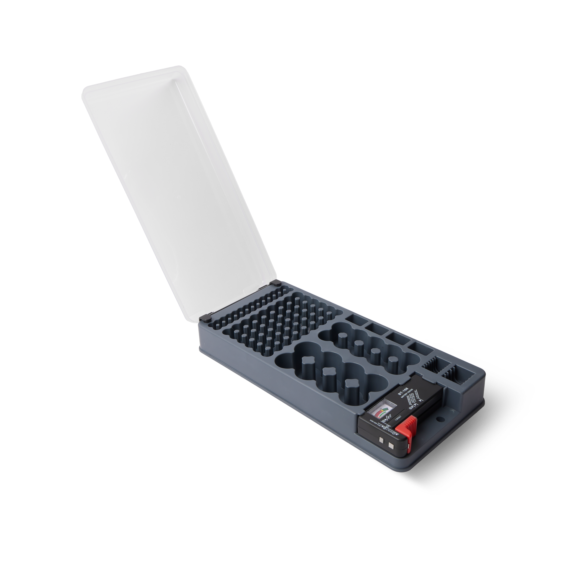 slide 3 of 6, Core Home Battery Organizer 116-Compartment Small Plastic Small Parts Organizer, 1 ct