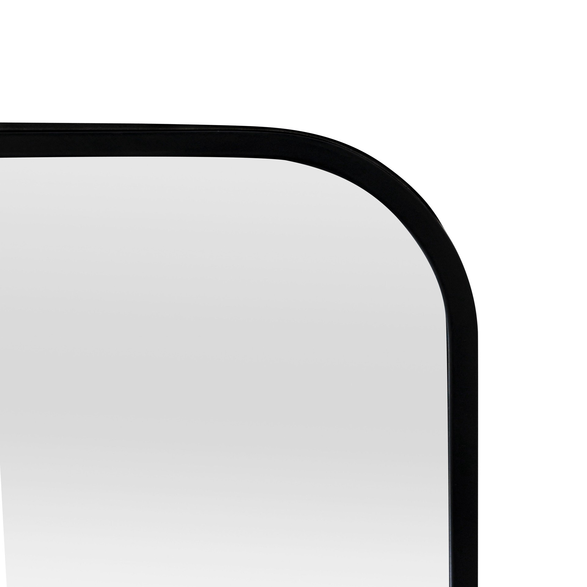 slide 4 of 6, Origin 21 22-in W x 30.0-in H Rectangle Black Framed Wall Mirror, 1 ct