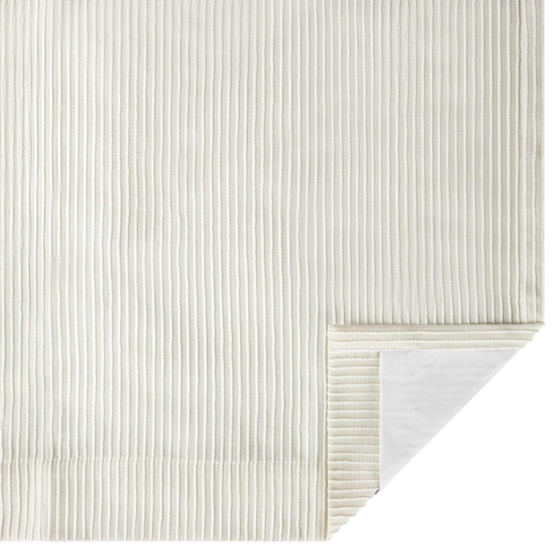slide 3 of 4, Origin 21 84-in Ivory Blackout Interlined Grommet Curtain panel pair, 1 ct