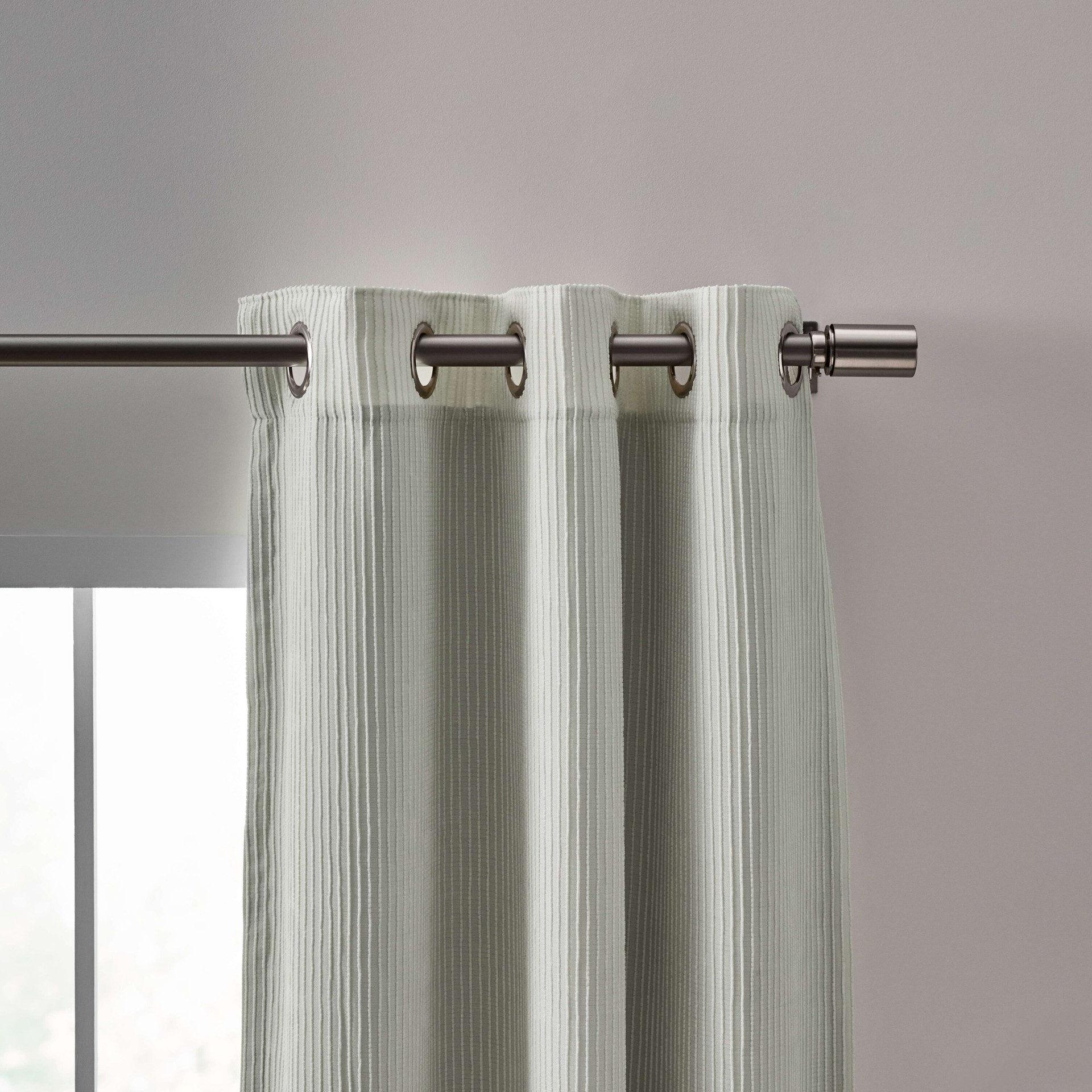 slide 4 of 4, Origin 21 84-in Ivory Blackout Interlined Grommet Curtain panel pair, 1 ct
