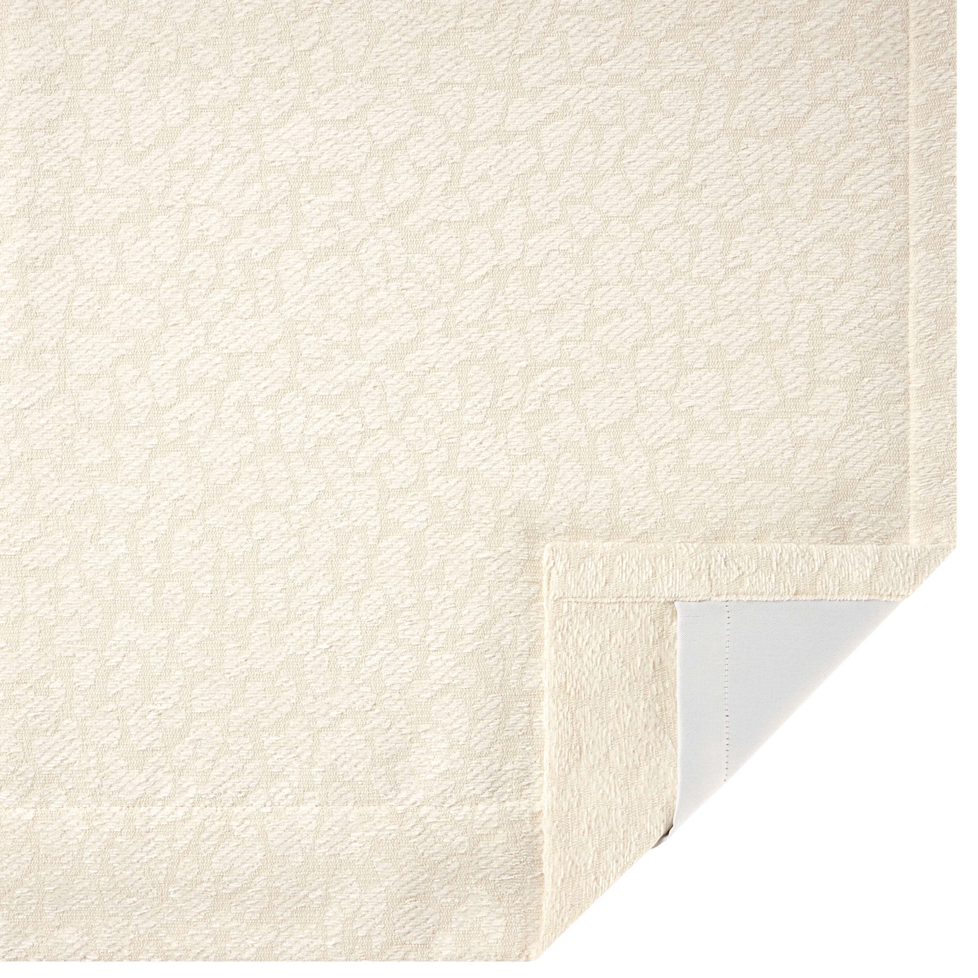 slide 3 of 5, Origin 21 84-in Bone Room darkening Interlined Back tab Curtain panel pair, 1 ct