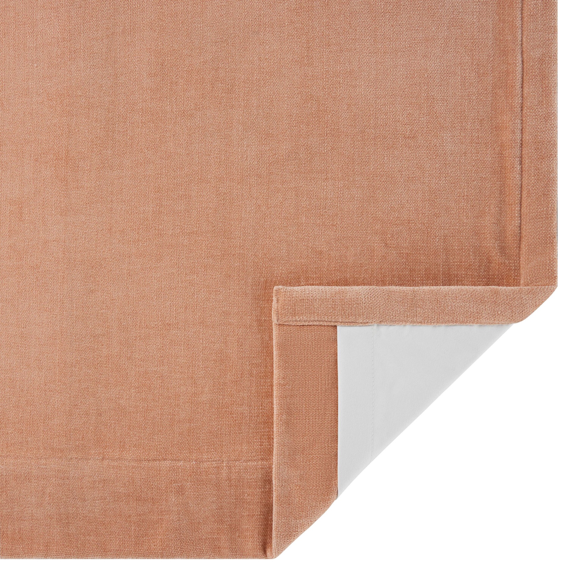 slide 3 of 5, Origin 21 84-in Blush Blackout Interlined Back tab Single curtain panel, 1 ct