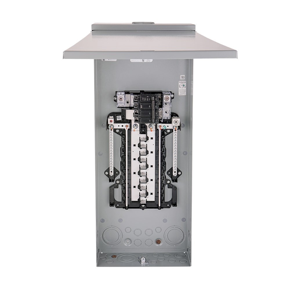 slide 5 of 6, ABB ReliaHome P-Series 150 -Amp 20 -Spaces 40 -Circuit Outdoor Main Breaker Plug-On Neutral Load Center, 1 ct