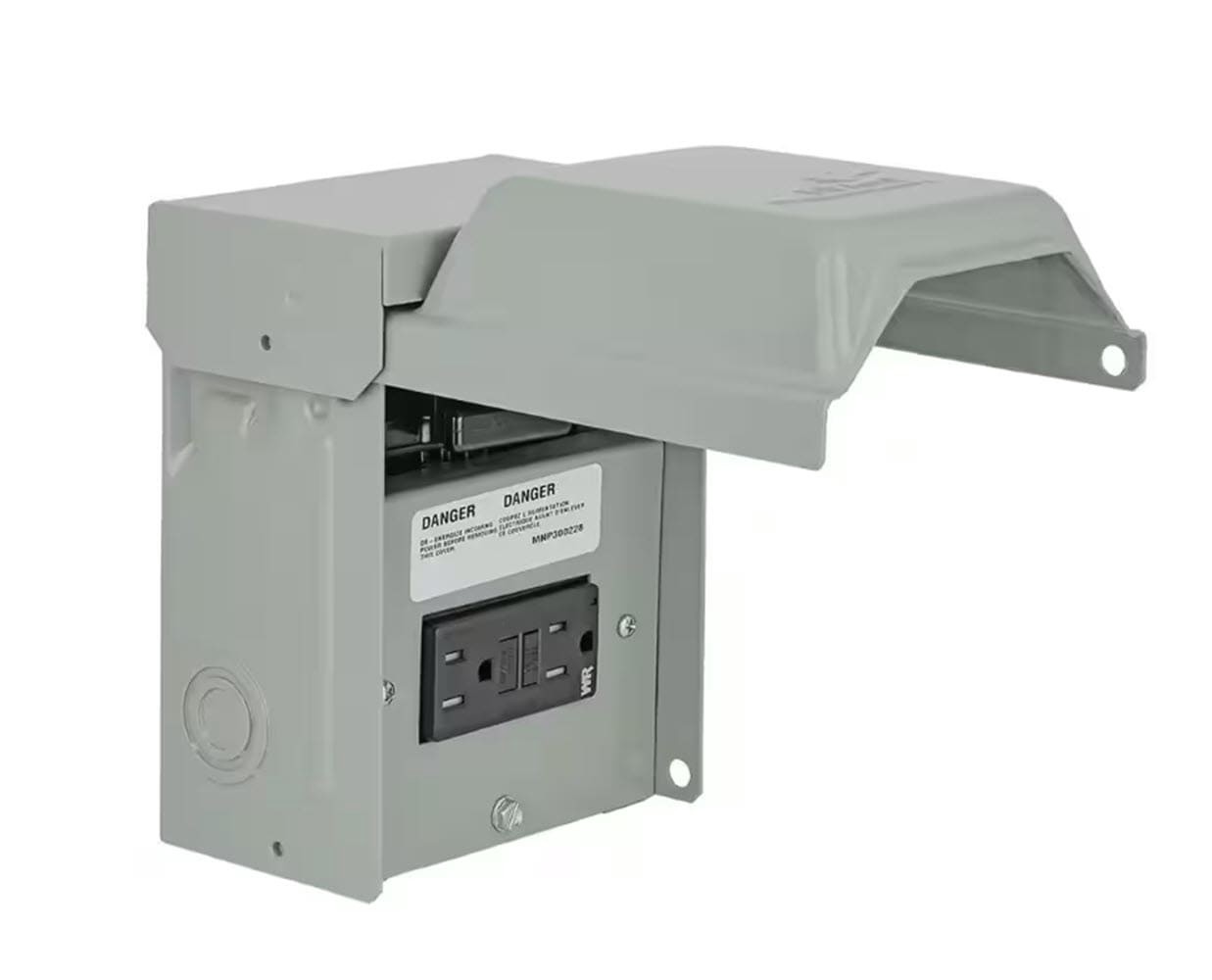 slide 2 of 6, Midwest 60 Amp Single phase (120V/240V) Non-fusible Outdoor Light-duty Disconnect Disconnect, 1 ct