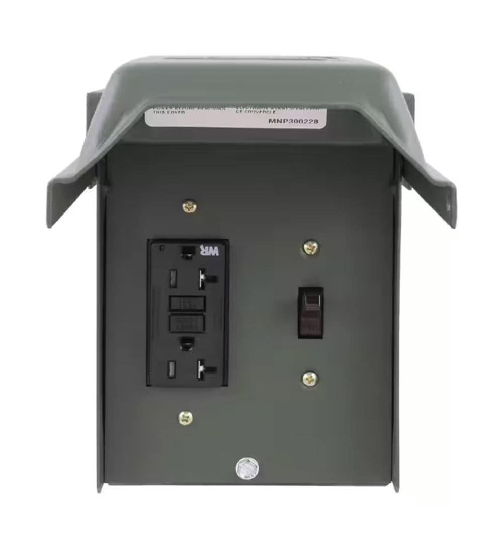 slide 1 of 5, ABB 20 Amp Overhead/Underground Temporary Power Panel, 1 ct