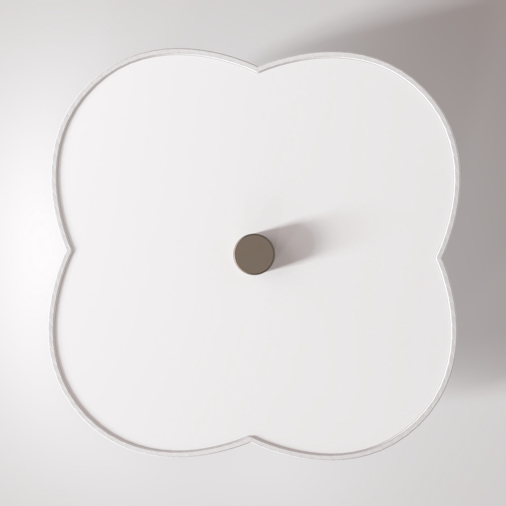 slide 3 of 6, allen + roth FLEMING 2 -Light 12.75-in Brushed Nickel Semi Flush Mount Light, 1 ct