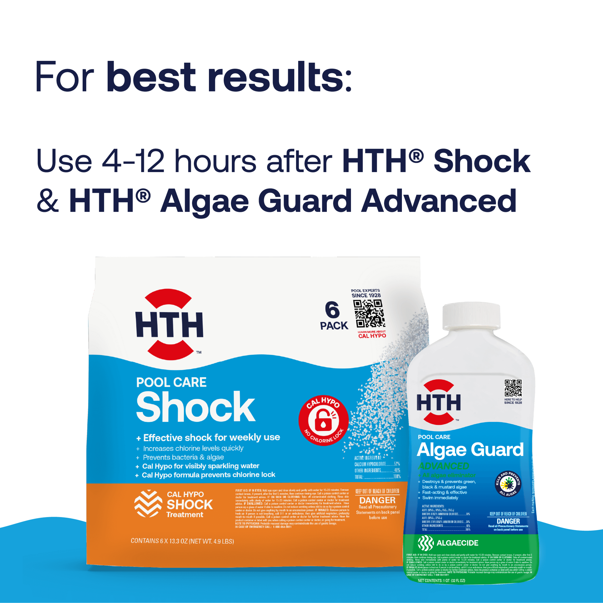 slide 4 of 6, HTH 32-oz Pool Water Clarifier, 1 ct