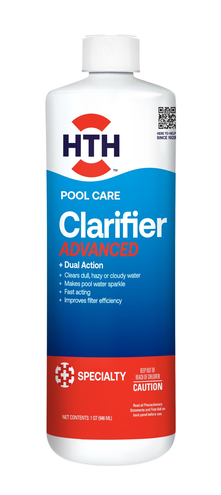 slide 1 of 6, HTH 32-oz Pool Water Clarifier, 1 ct
