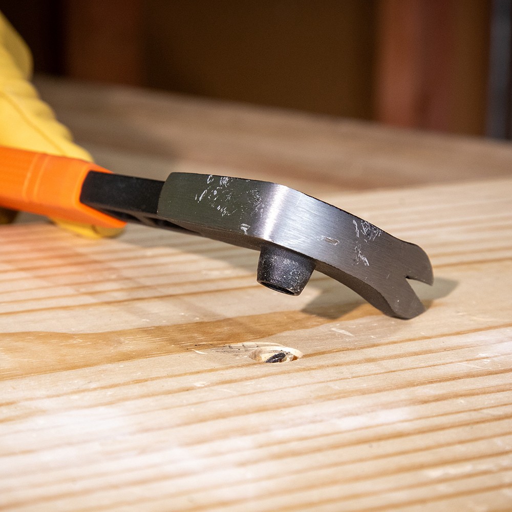 slide 5 of 6, Klein Tools Nail Puller with Integrated Dimpler, 8-Inch, 1 ct