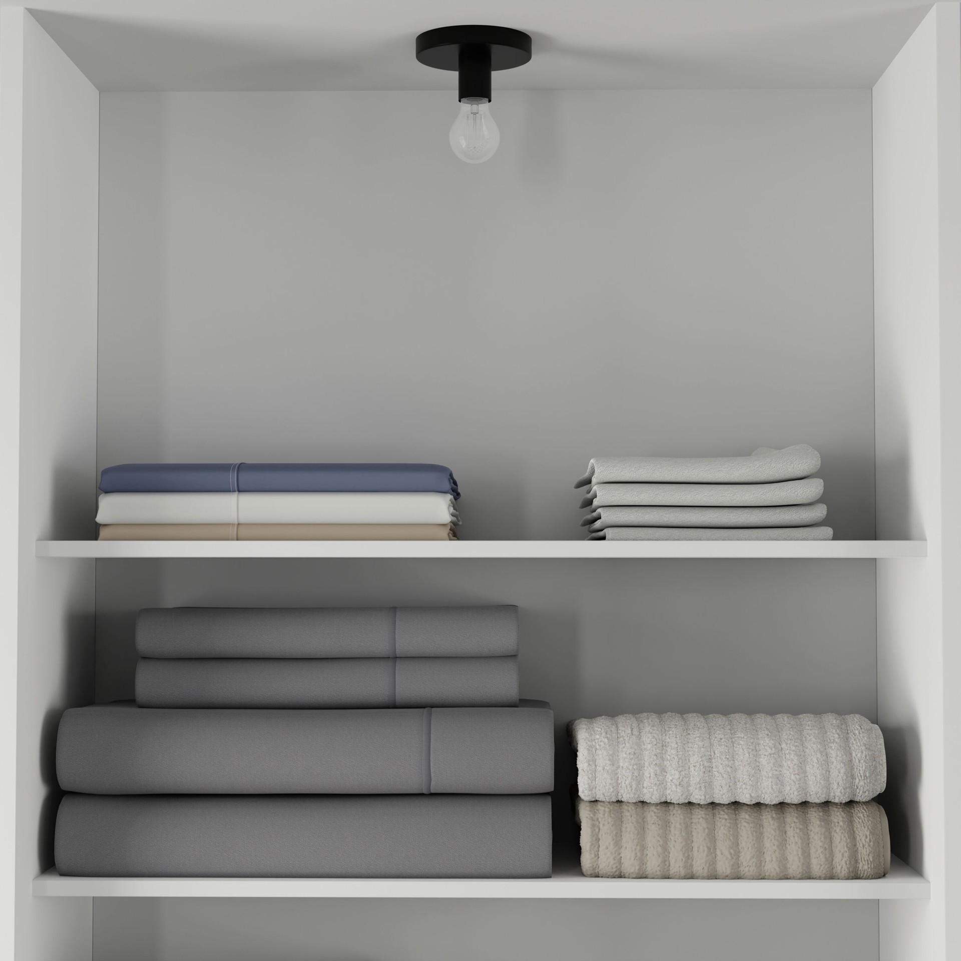 slide 4 of 6, Project Source 1 -Light 6-in Matte Black Flush Mount Light, 1 ct