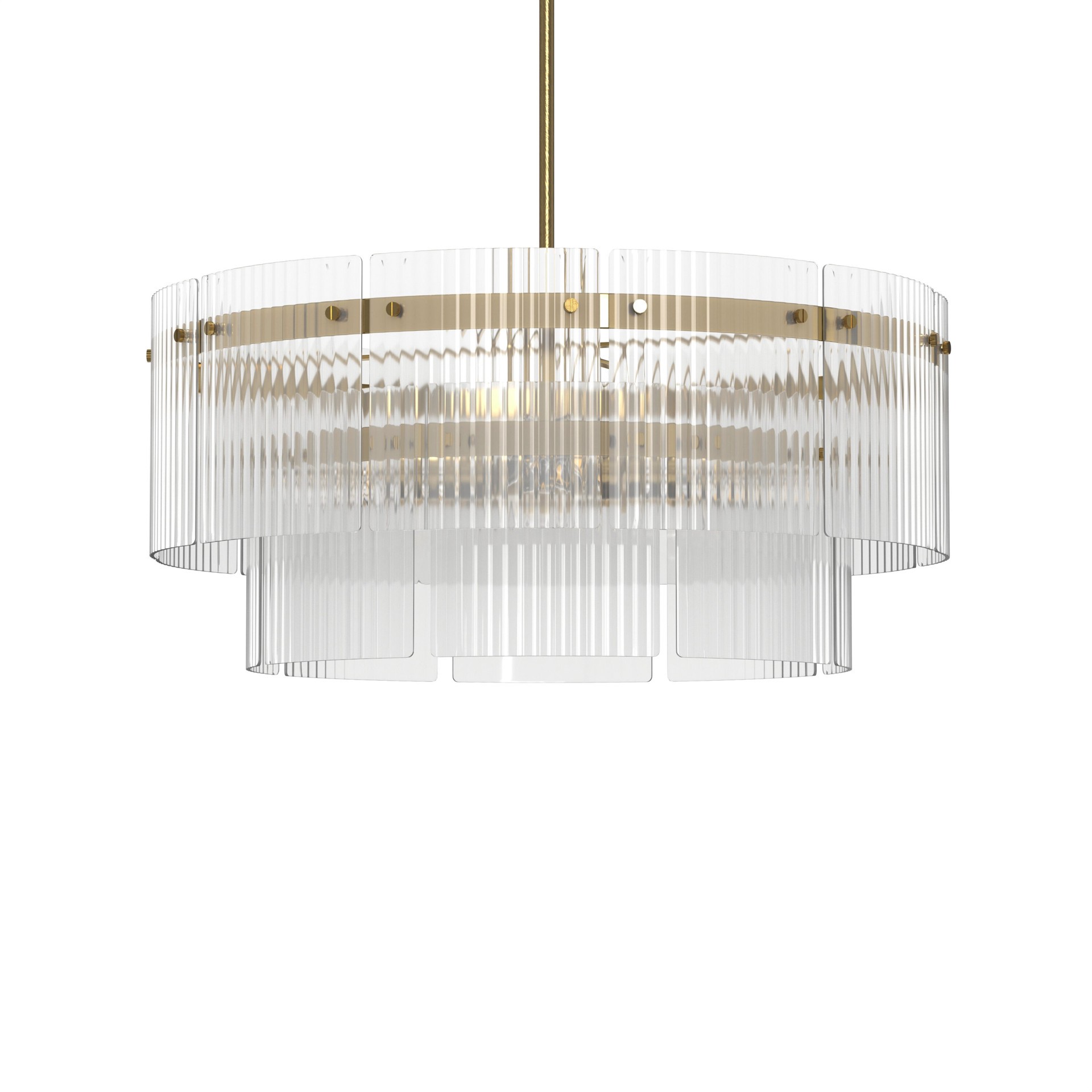 slide 6 of 6, Origin 21 Mackenzie 4 -Light Gold Transitional Capiz For Use in Bedrooms, Dining Rooms, Foyers, Kitchens, Living Rooms Chandelier, 1 ct