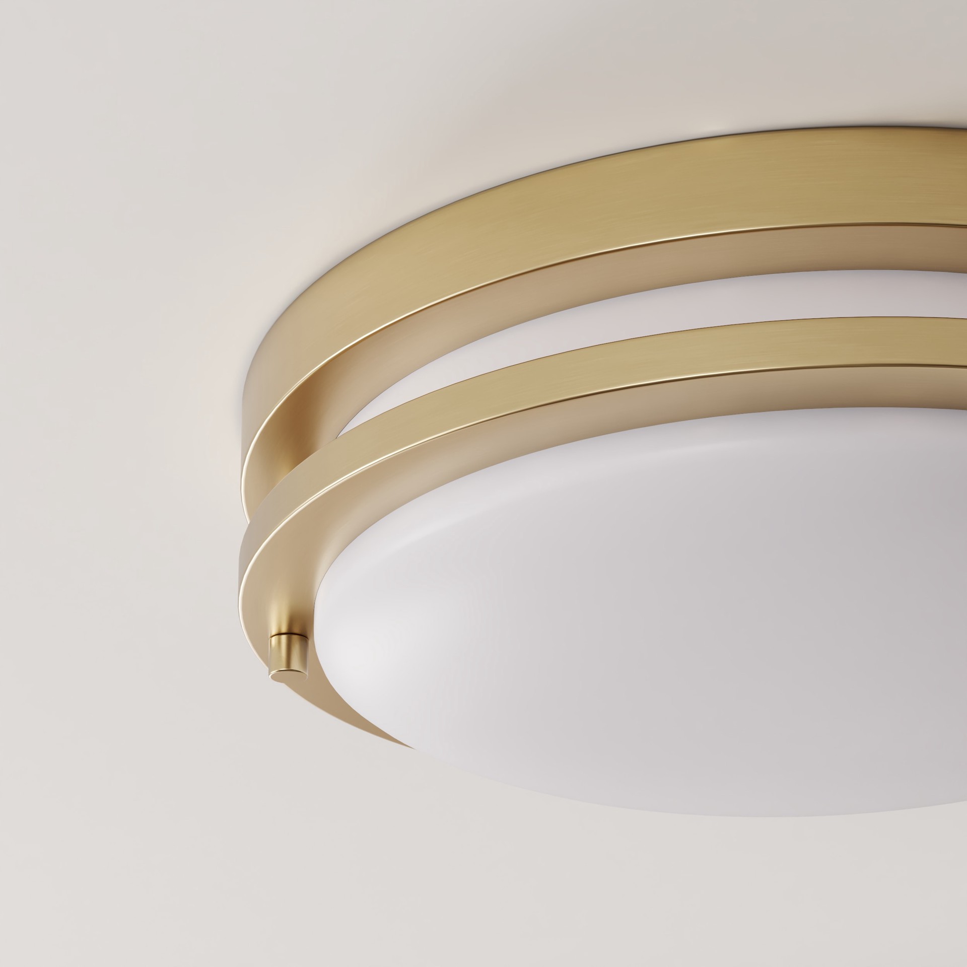 slide 2 of 6, Project Source 1 -Light 11-in Matte Gold Integrated LED Flush Mount Light, 1 ct