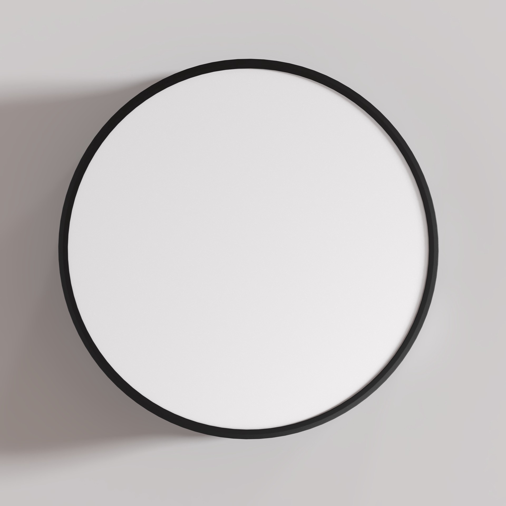 slide 3 of 6, allen + roth HUGHES 1 -Light 14-in Matte Black Integrated LED Flush Mount Light, 1 ct