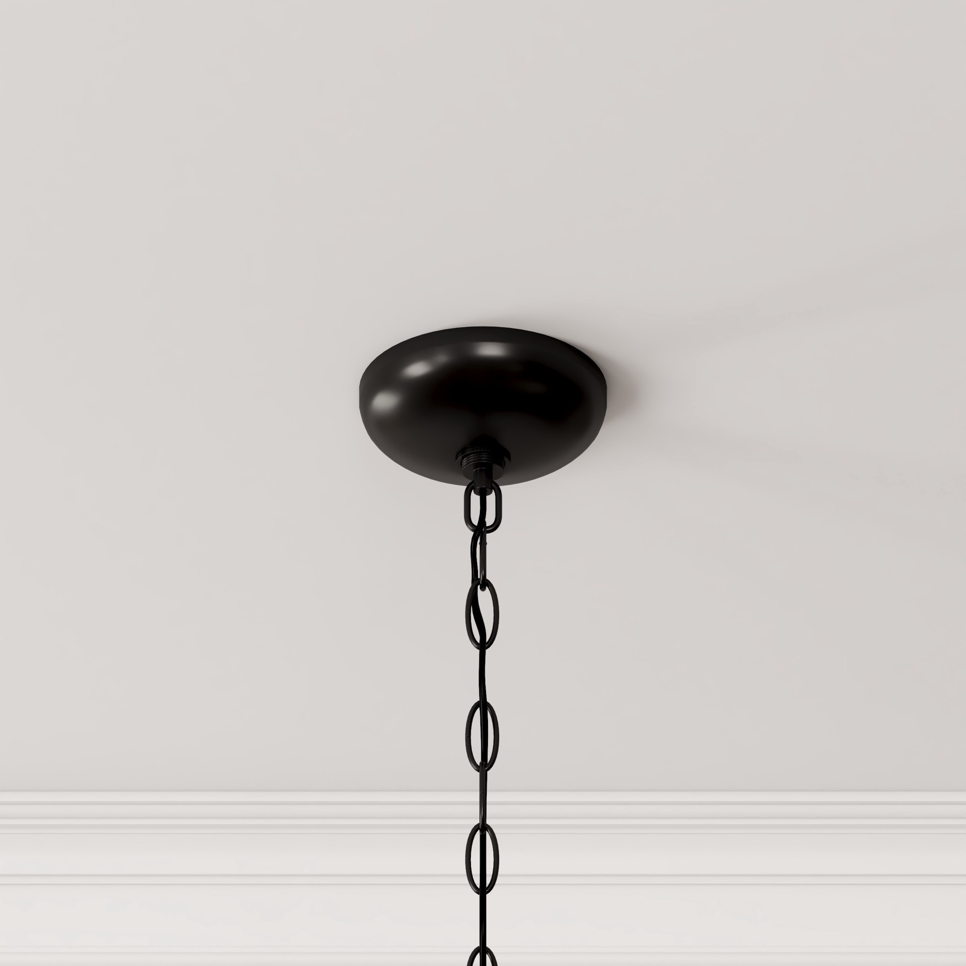 slide 3 of 6, Project Source Fallsbrook 5 -Light Matte Black Traditional For Use in Bedrooms, Dining Rooms, Foyers, Kitchens, Living Rooms Chandelier, 1 ct
