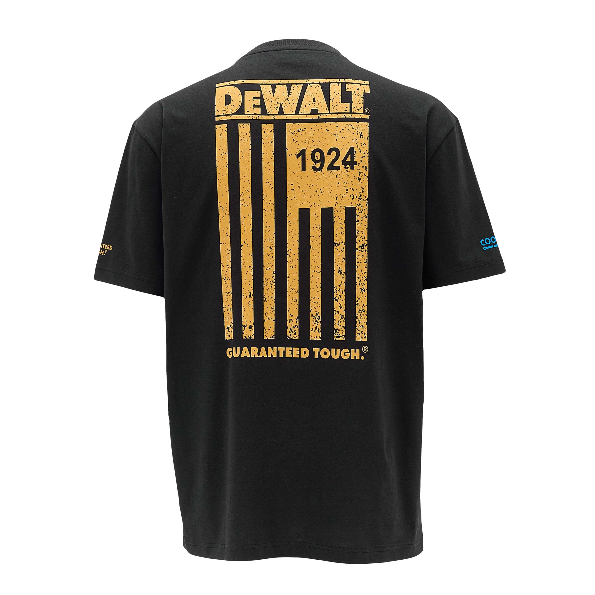 slide 2 of 4, DEWALT Men's Black Knit Short sleeve Graphic T-shirt ( Large ), 1 ct