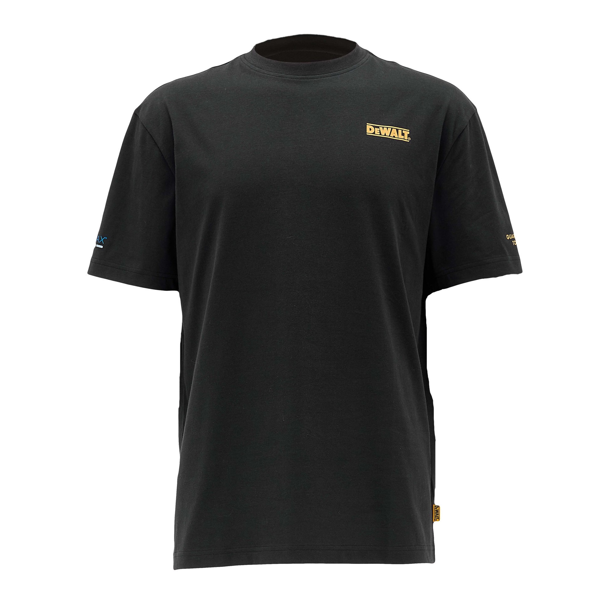 slide 1 of 4, DEWALT Men's Black Knit Short sleeve Graphic T-shirt ( Large ), 1 ct