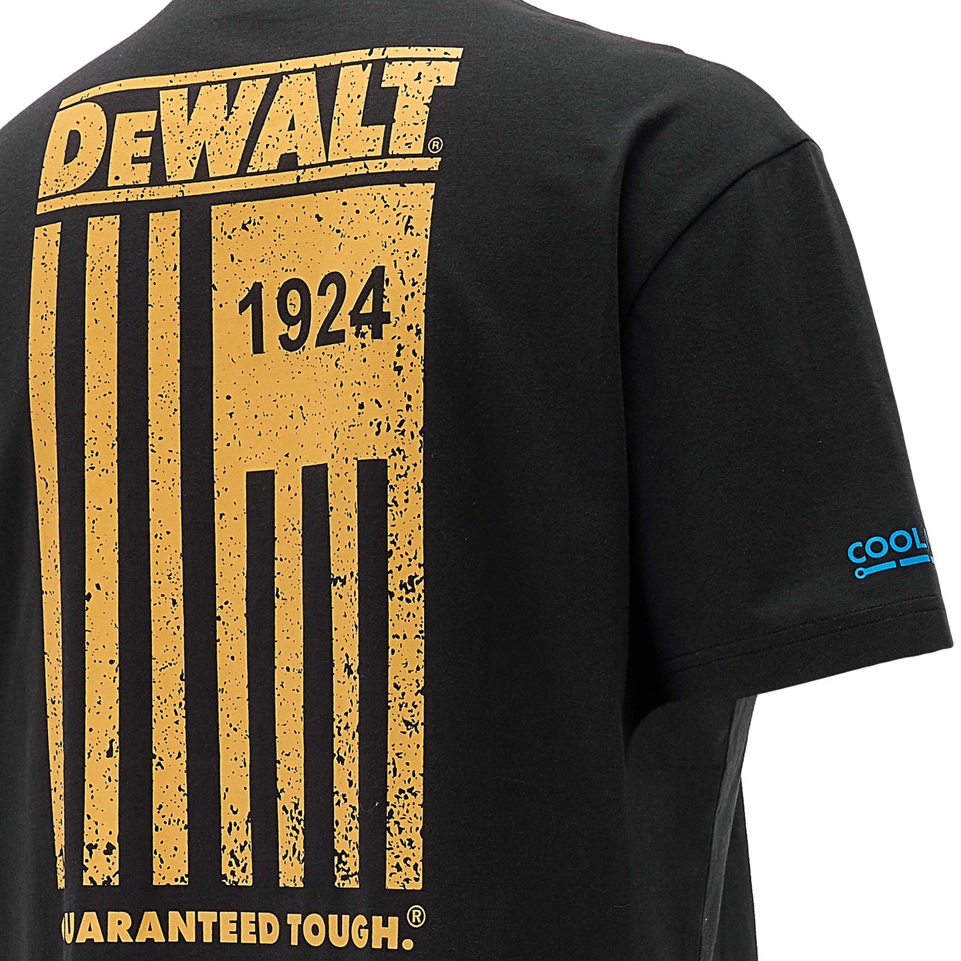 slide 4 of 4, DEWALT Men's Black Knit Short sleeve Graphic T-shirt ( Medium ), 1 ct