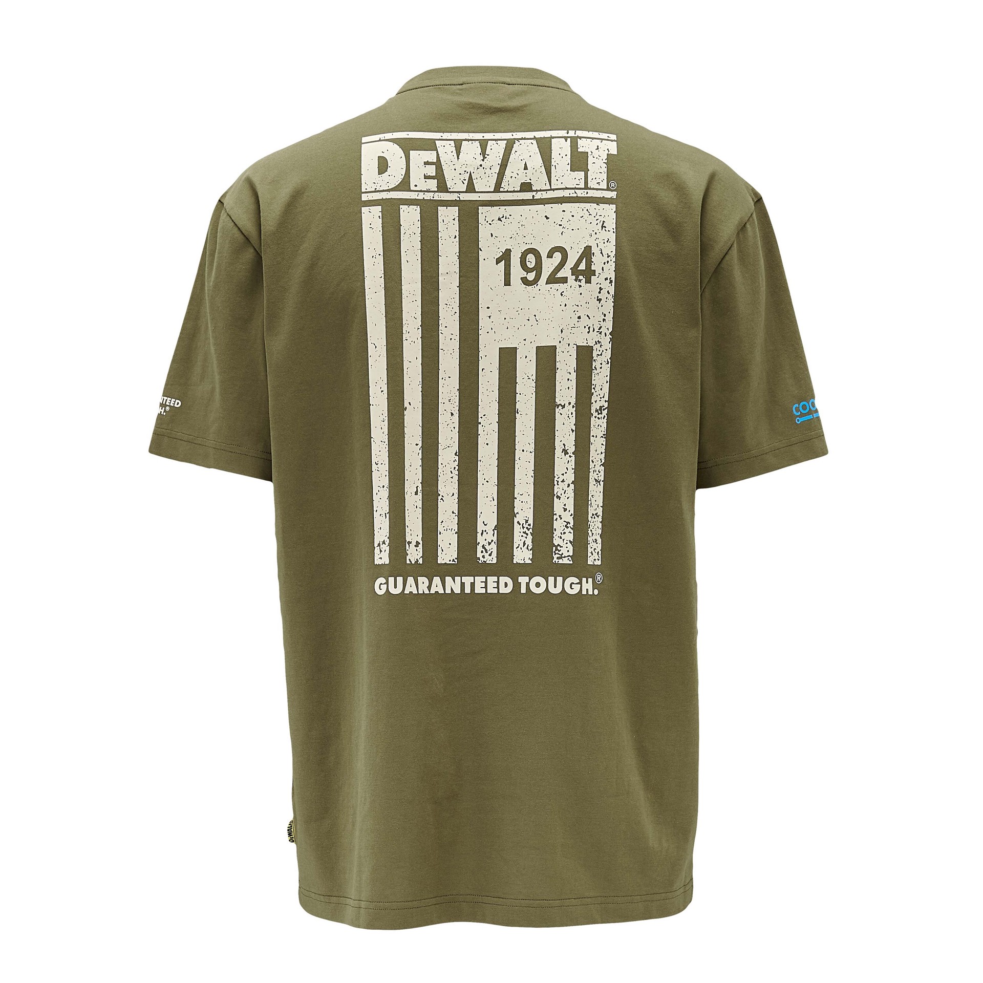 slide 2 of 4, DEWALT Men's Green Knit Short sleeve Graphic T-shirt ( Large ), 1 ct