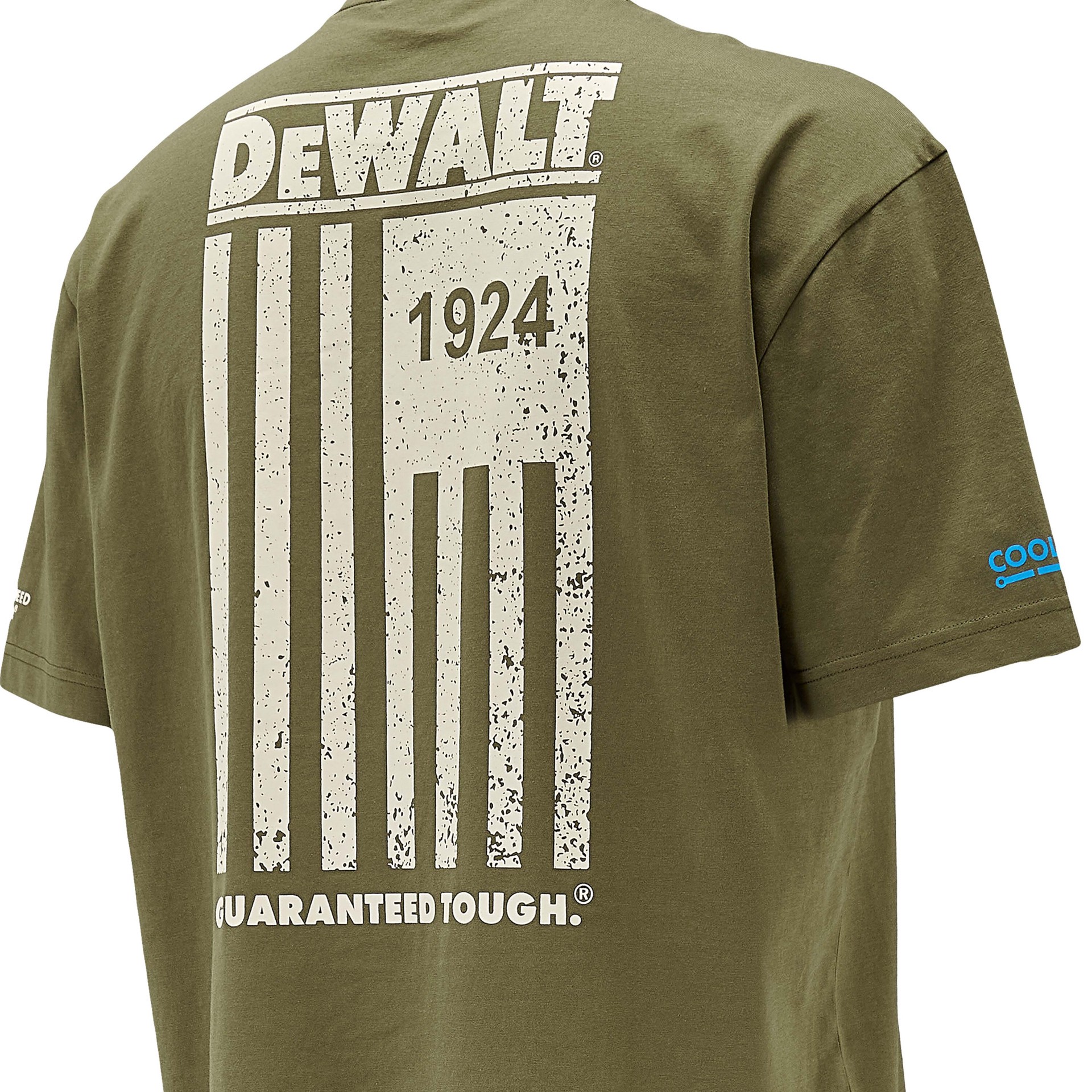 slide 4 of 4, DEWALT Men's Green Knit Short sleeve Graphic T-shirt ( Large ), 1 ct