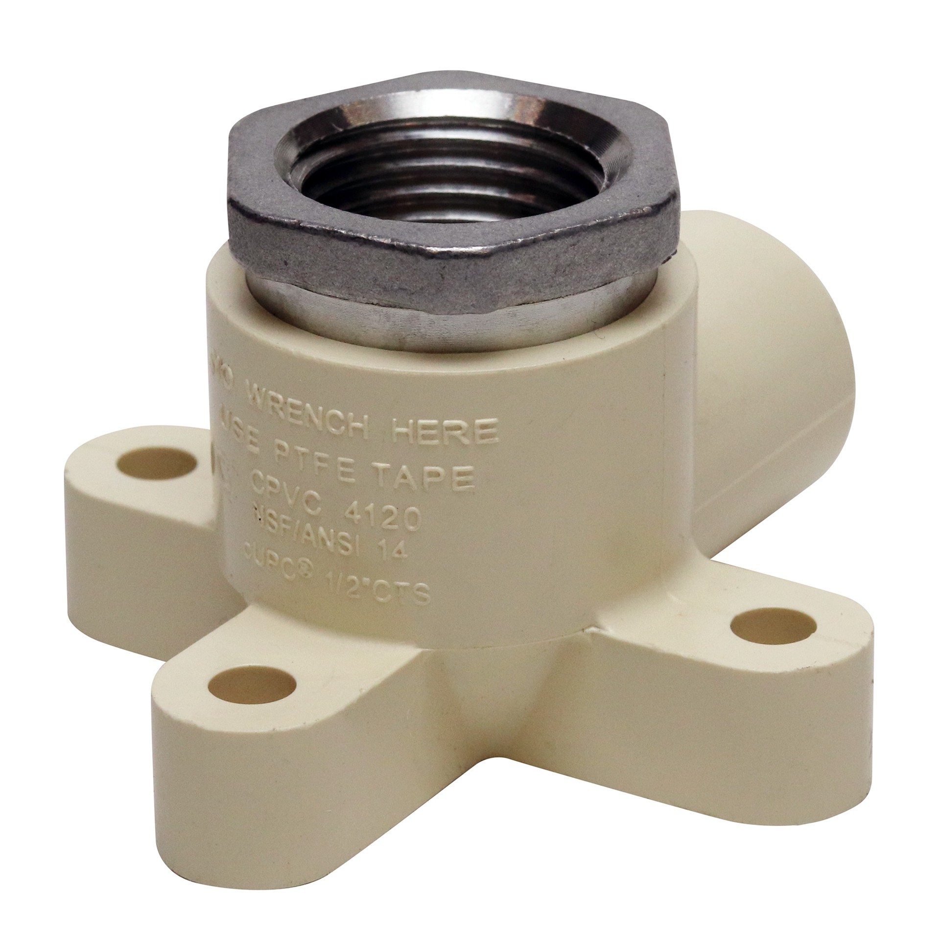 slide 6 of 6, RELIABILT 1/2in Drp Ell Brss/c PVC De-0500-p, 1 ct