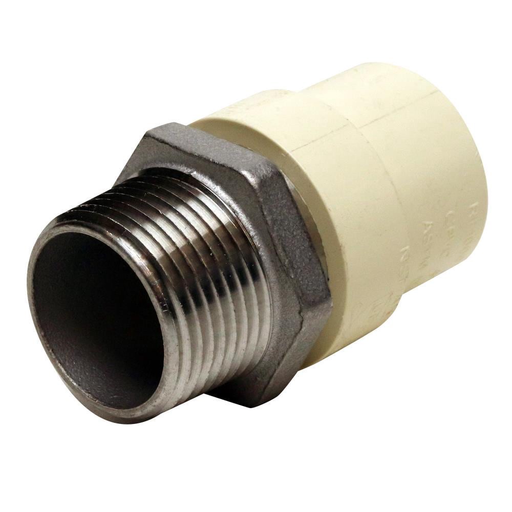 slide 6 of 6, RELIABILT 3/4-in C PVC xbrass Mipt Trns 22646, 1 ct