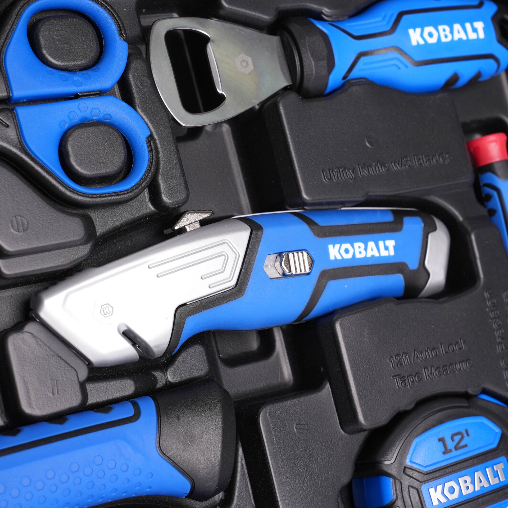 slide 5 of 6, Kobalt 20 -Piece Blue Household Tool Set with Hard Case, 1 ct
