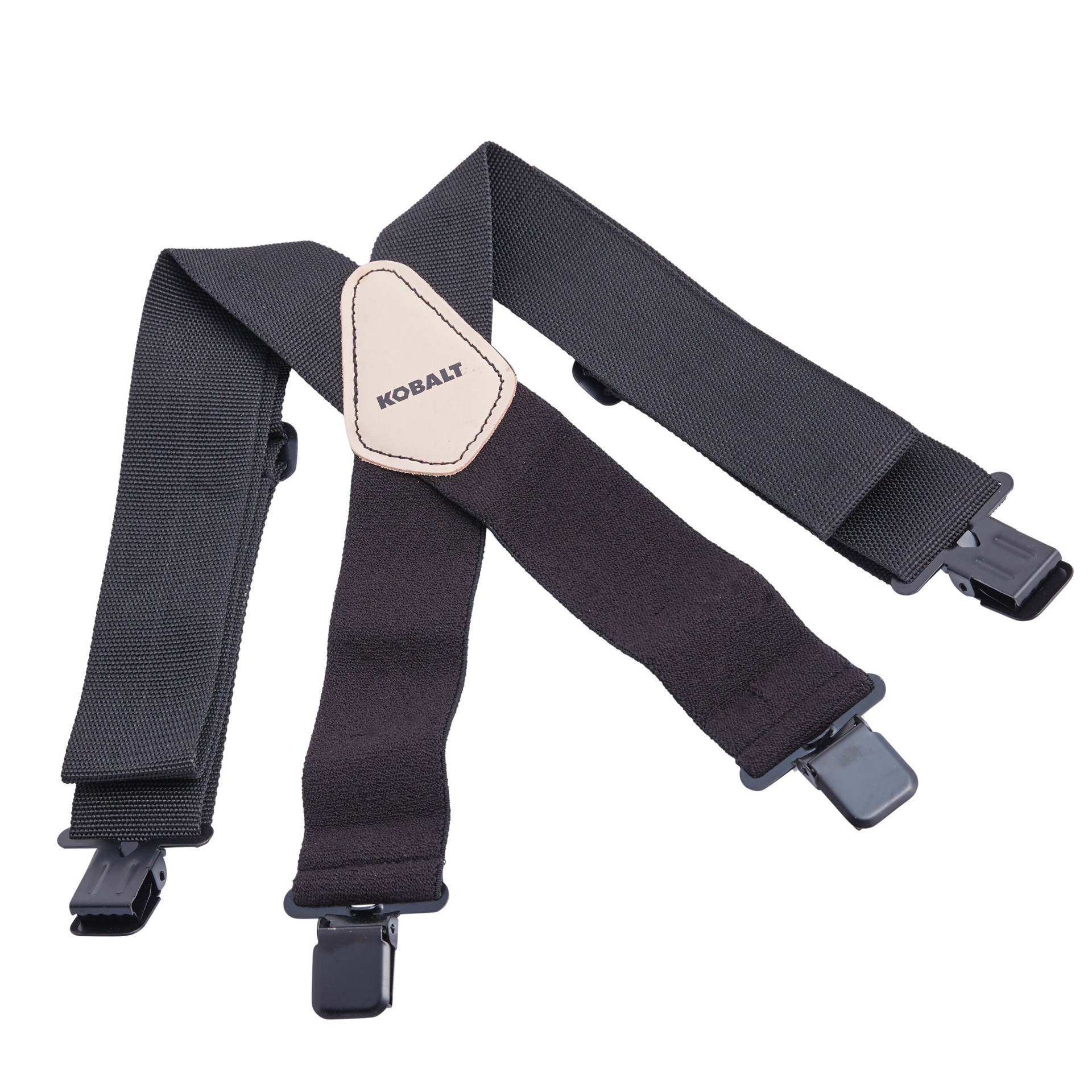 slide 3 of 4, Kobalt Kobalt Adult unisex Black Polyester Suspenders - One size fits all, 1 ct