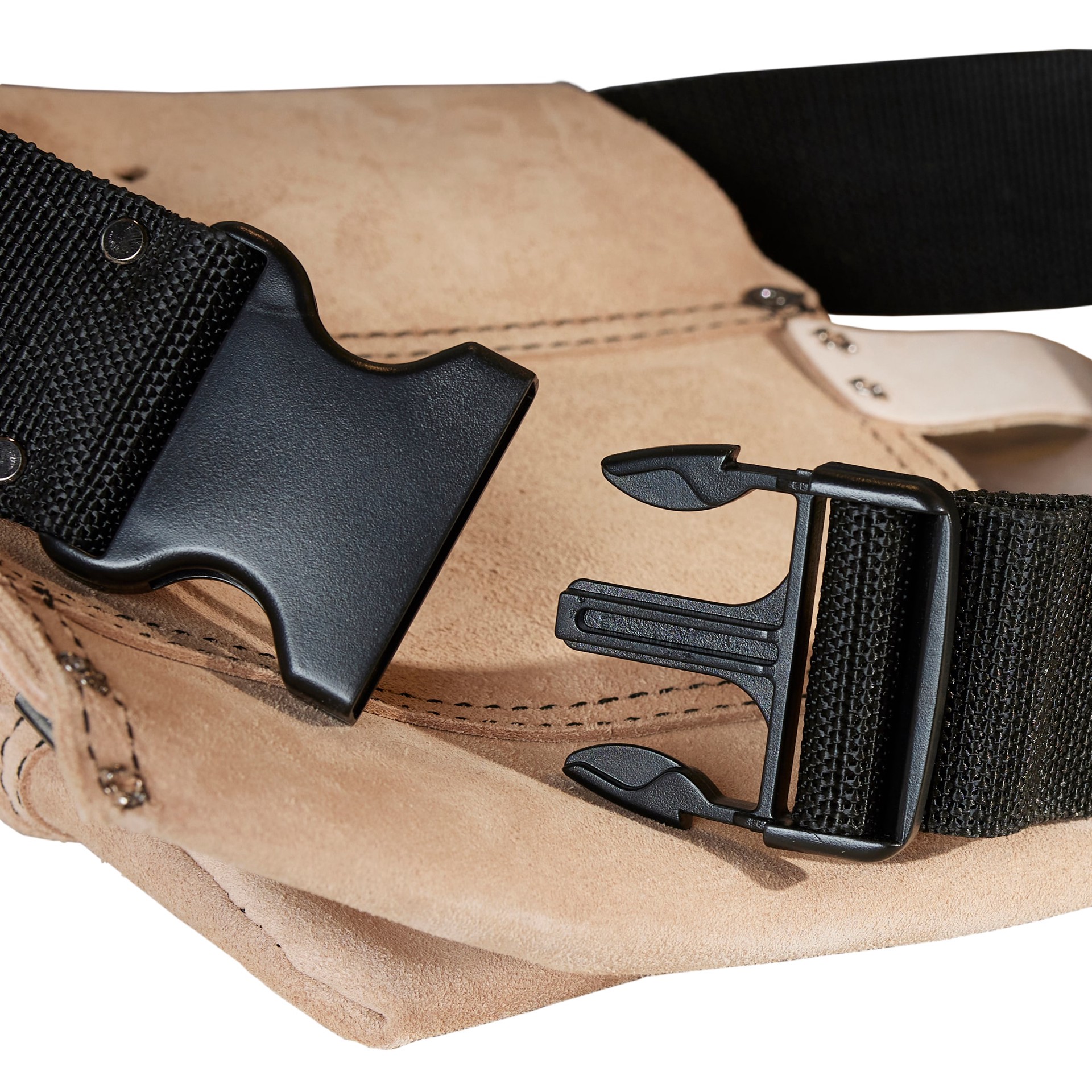 slide 6 of 6, Kobalt Brown Leather 9-in W x 10-in D x 15-in L Tool bag, 1 ct