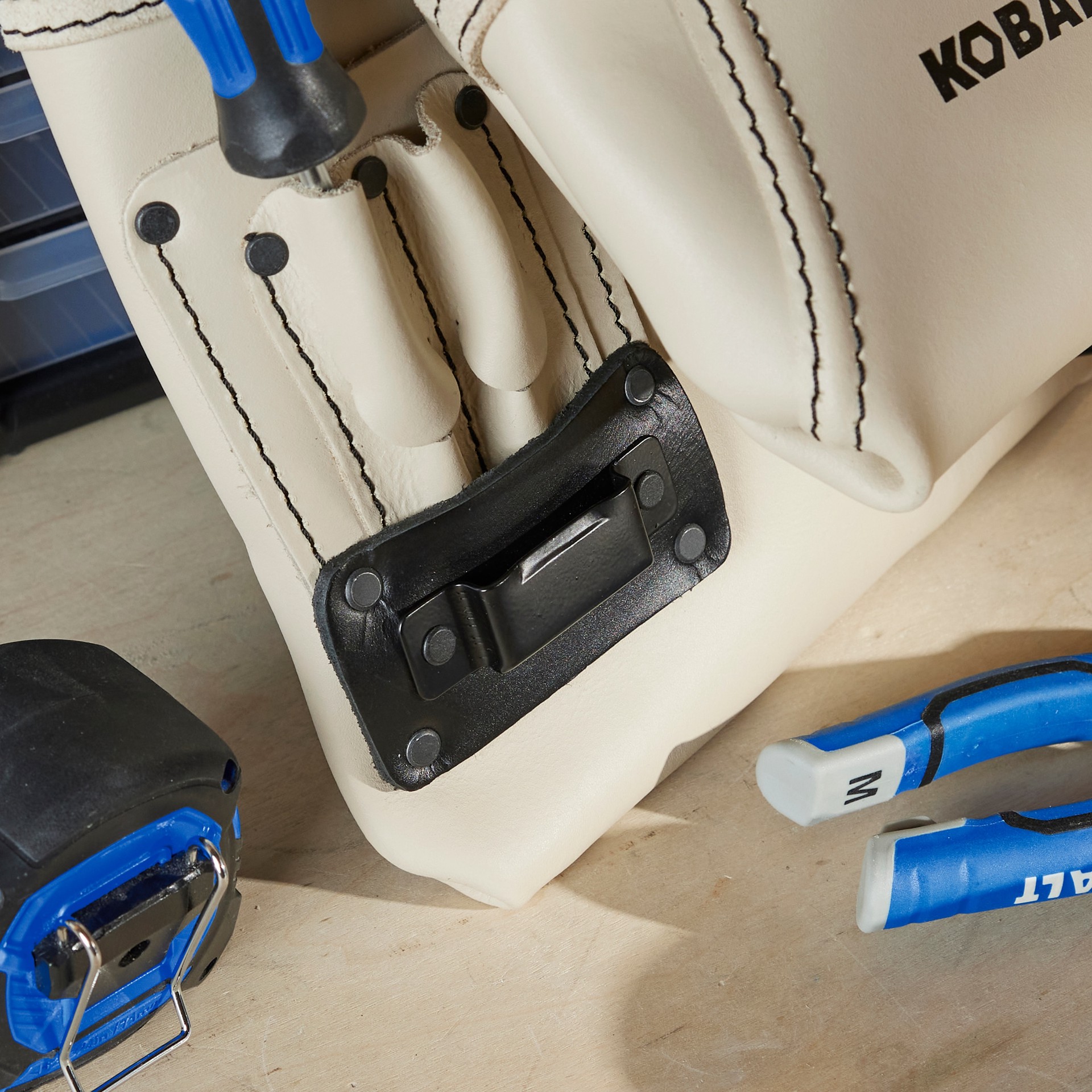 slide 6 of 6, Kobalt Leather General construction Tool Pouch, 1 ct
