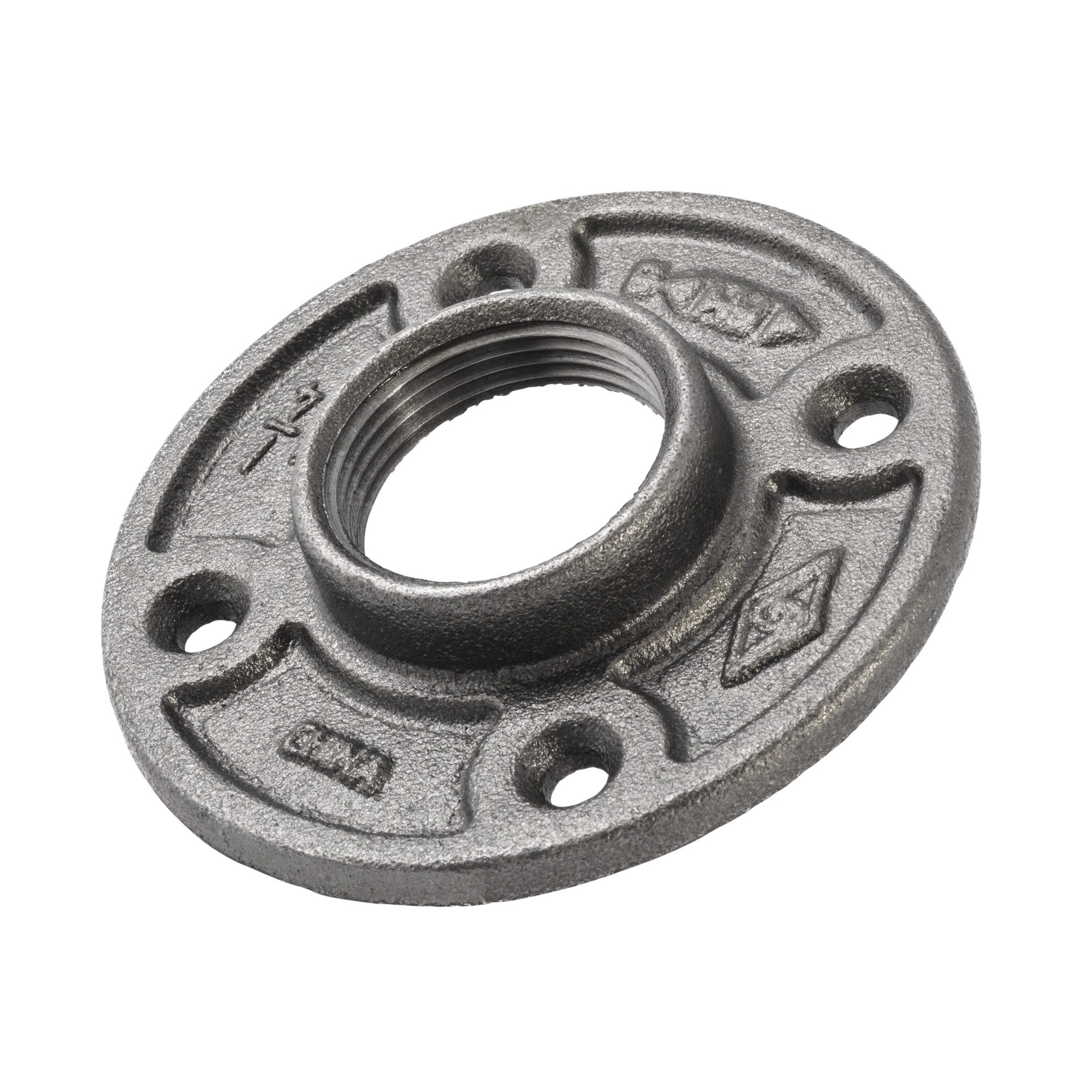 slide 1 of 5, RELIABILT 1-1/4-in Black Floor Flange, 1 ct