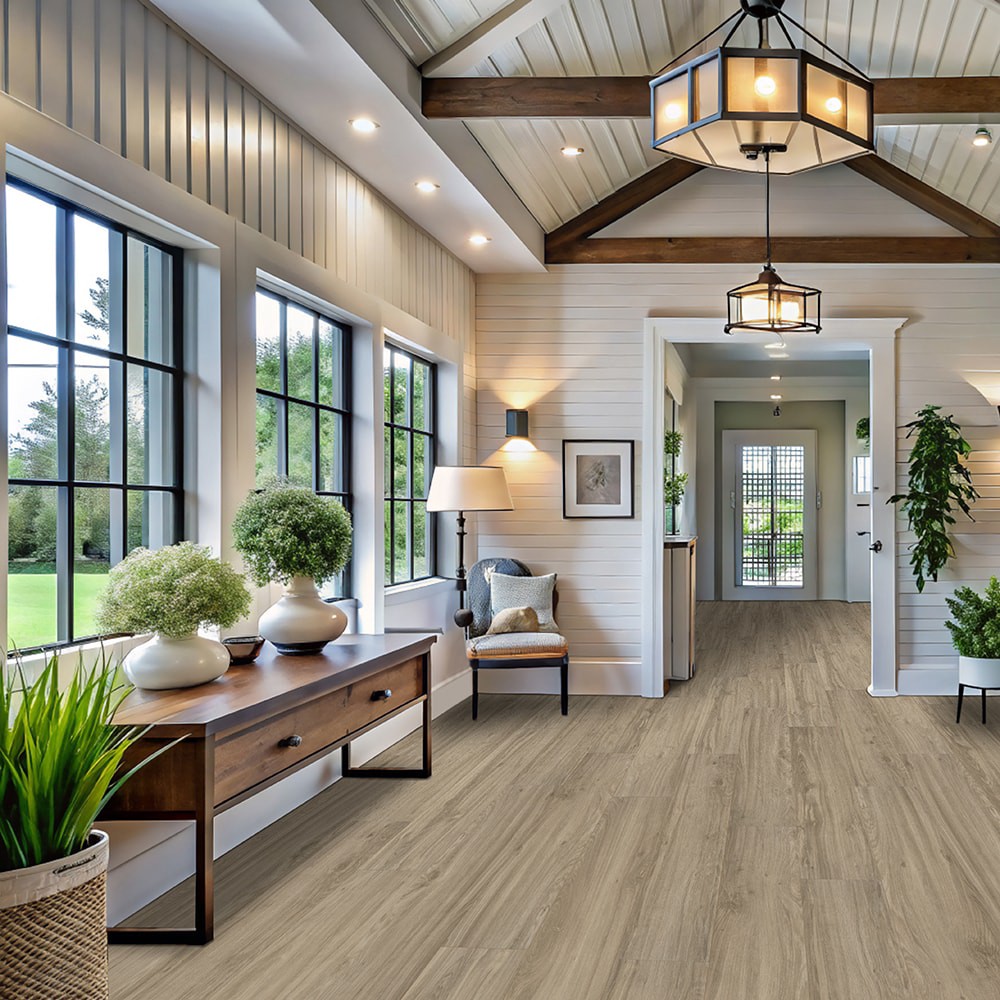 slide 3 of 6, STAINMASTER Hartsville Oak 22-mil x 9-in W x 47-in L Waterproof Luxury Vinyl Plank Flooring ( 18.78-sq ft Carton ), 1 ct