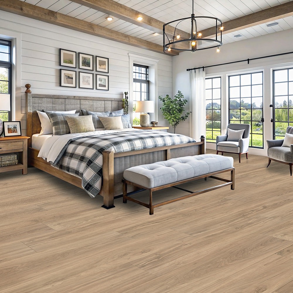 slide 3 of 6, STAINMASTER Carrboro Oak 22-mil x 9-in W x 47-in L Waterproof Luxury Vinyl Plank Flooring ( 18.78-sq ft Carton ), 1 ct