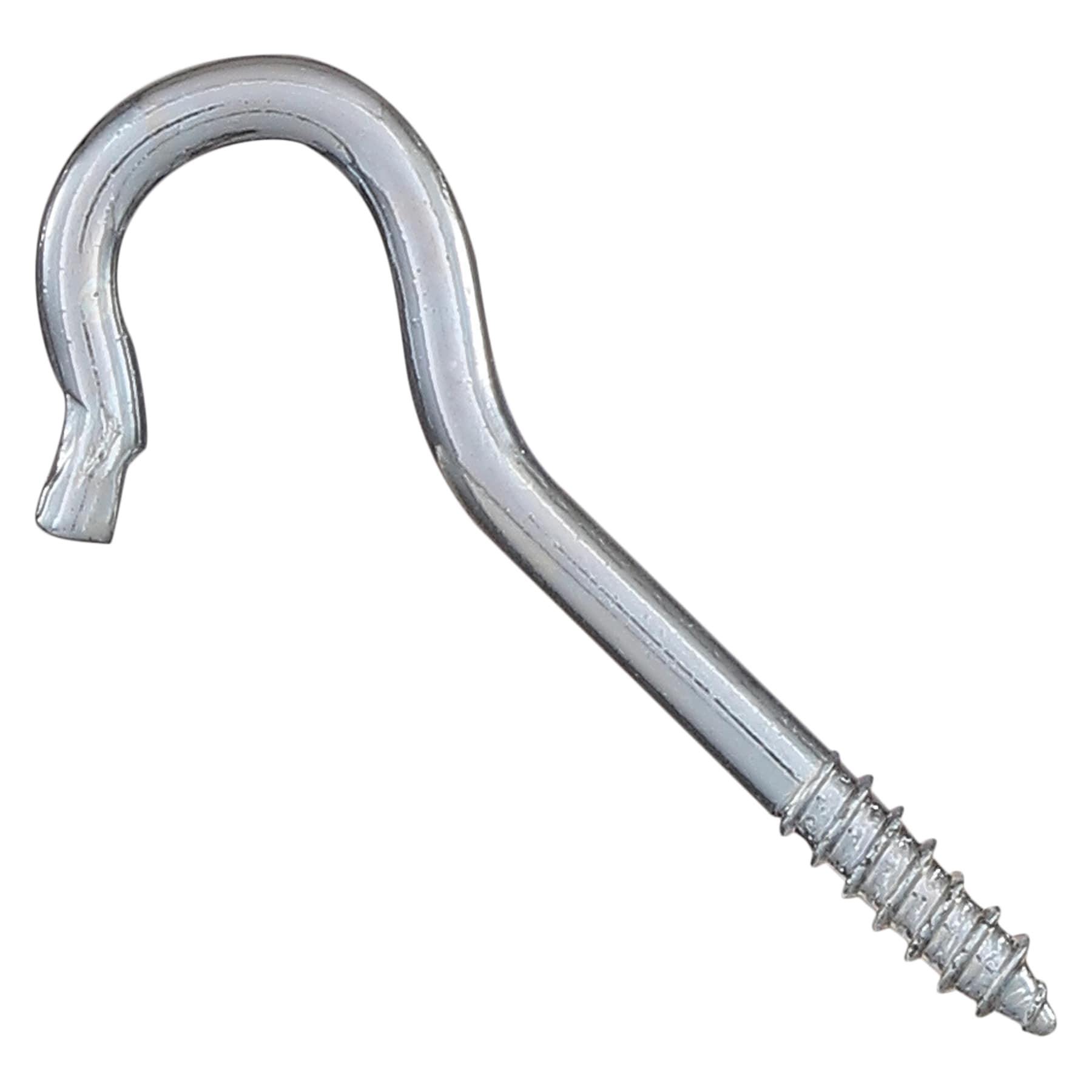 slide 5 of 6, RELIABILT #10, 2-1/16-in Ceiling Hook 25 -Pack Zinc plated Screw Ceiling hook ( 25-lb Capacity), 1 ct