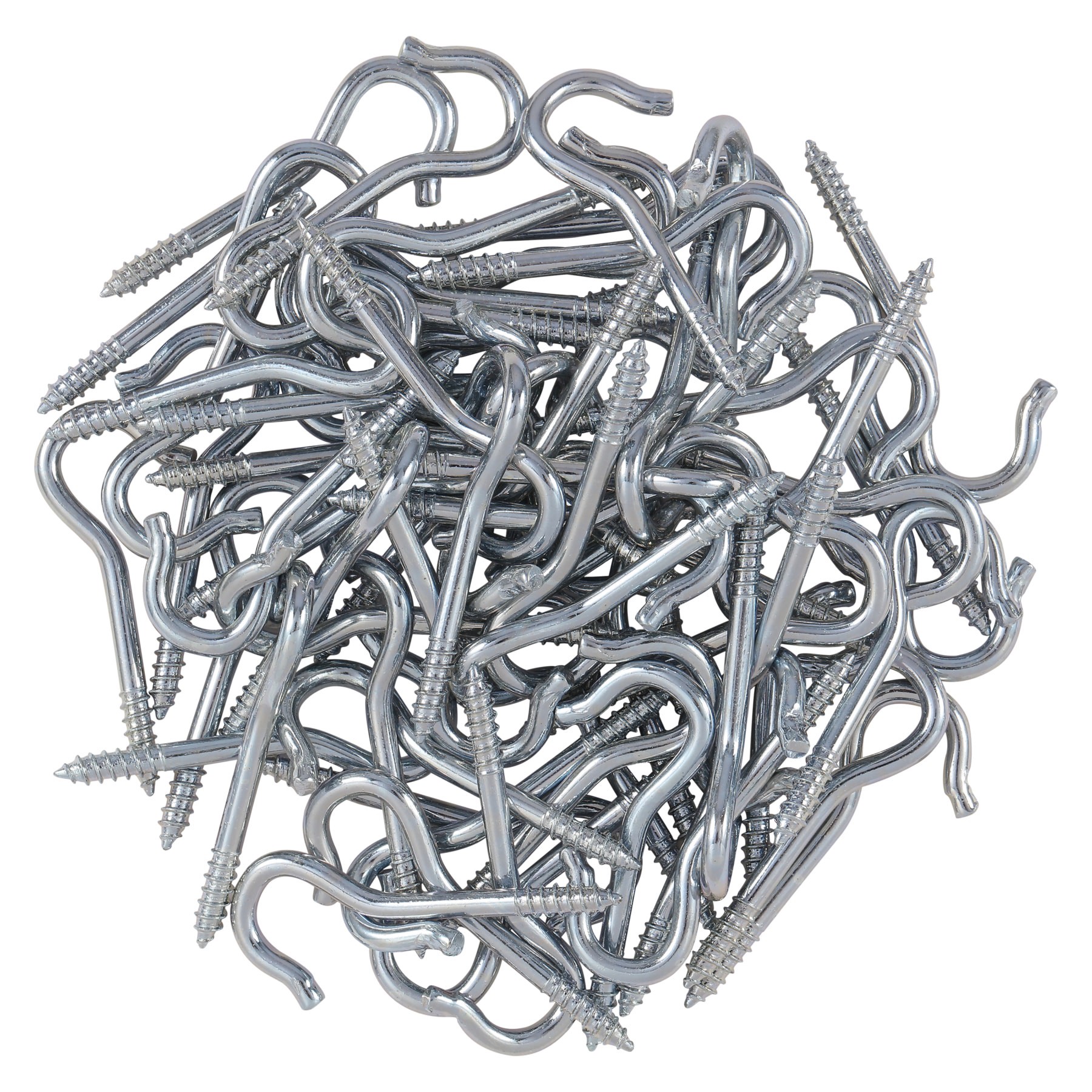 slide 6 of 6, RELIABILT #10, 2-1/16-in Ceiling Hook 25 -Pack Zinc plated Screw Ceiling hook ( 25-lb Capacity), 1 ct