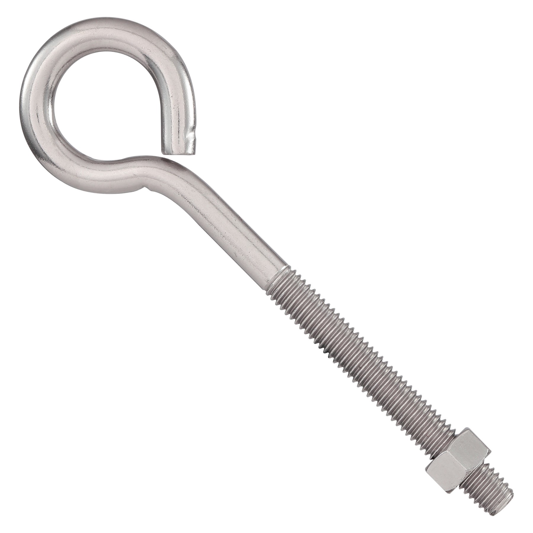 slide 3 of 6, RELIABILT 3/8-in 3/8-in x 6-in Stainless Interior/Exterior Coarse Thread Eye Bolt, 1 ct