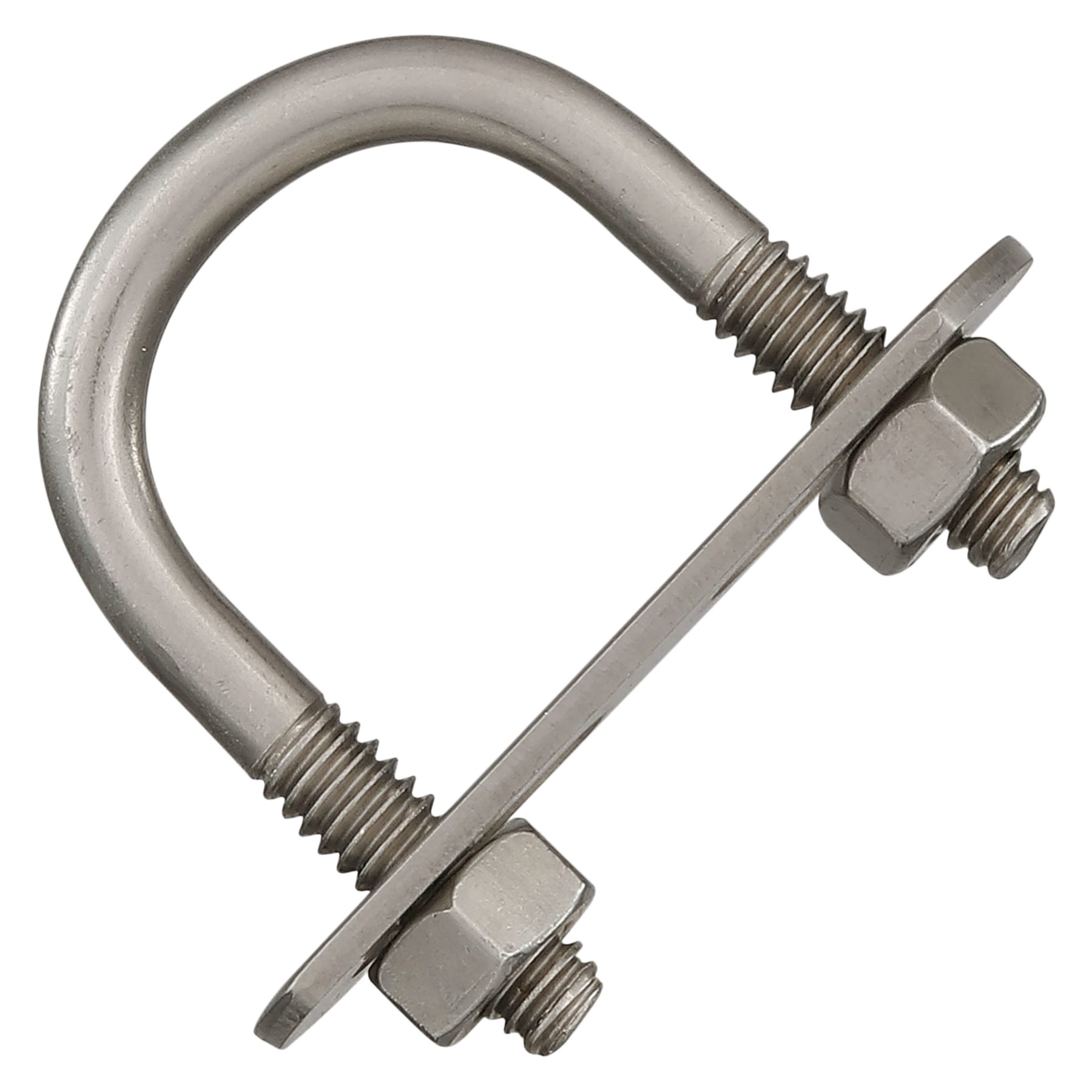 slide 5 of 6, RELIABILT 1/4-in 1/4-in x 1-3/4-in Stainless Interior/Exterior Coarse Thread U-bolt Bolt, 1 ct