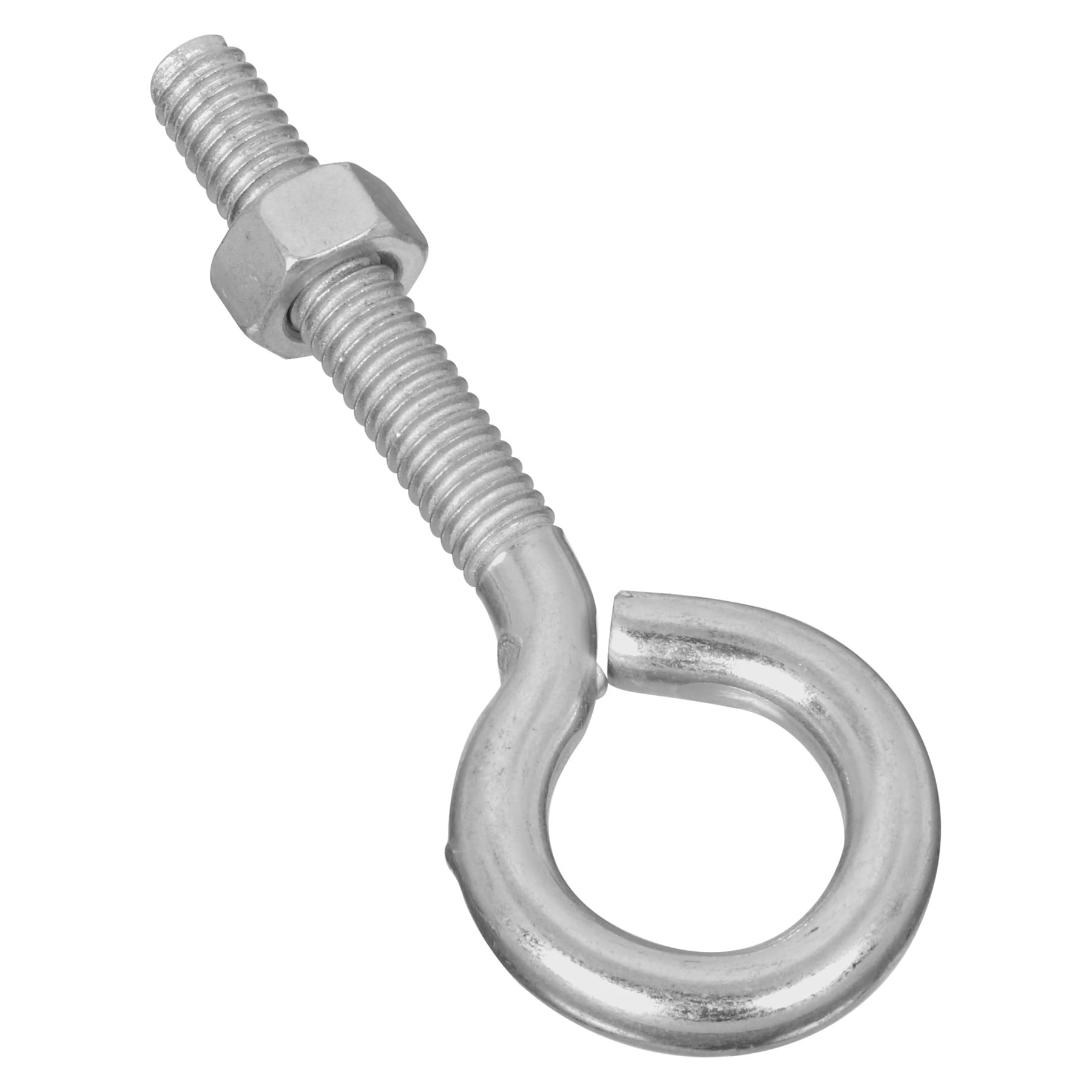 slide 4 of 6, RELIABILT 5/16-in 3-1/4-in Zinc-plated Interior/Exterior Coarse Thread Eye Bolt, 1 ct