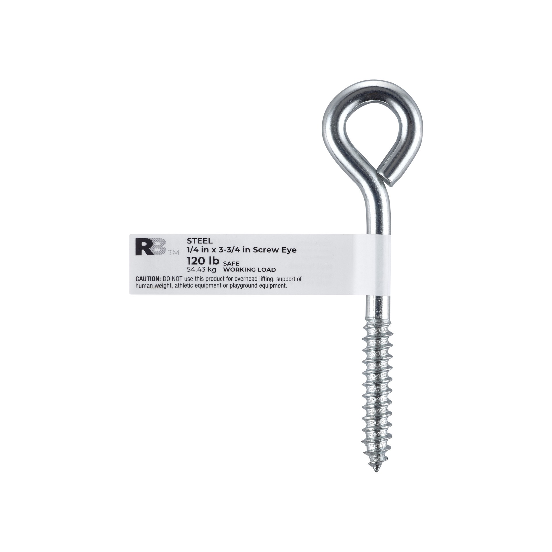 slide 5 of 5, RELIABILT 1/4-in 1-1/2-in Zinc-plated Interior/Exterior Coarse Thread Eye Bolt, 1 ct