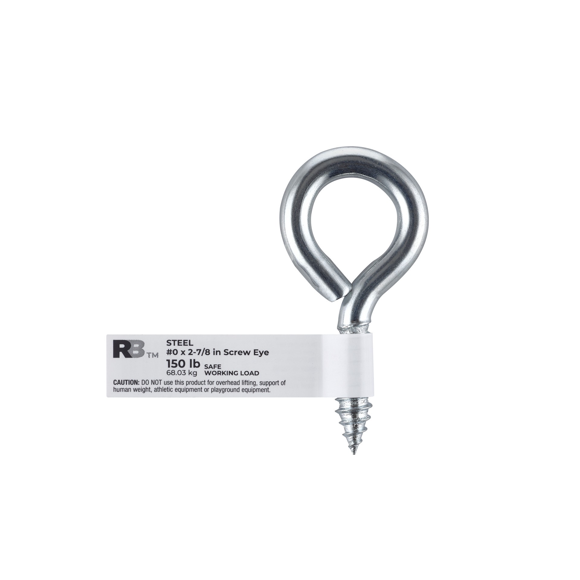 slide 4 of 6, RELIABILT #0 2-3/4-in Zinc-plated Interior/Exterior Fine Thread Eye Bolt, 1 ct